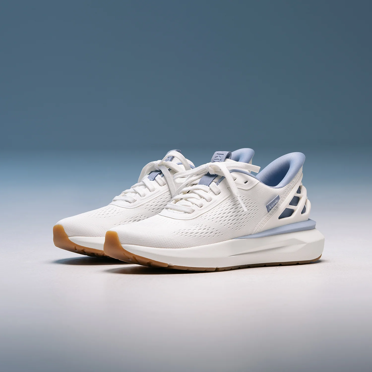Kizik Athens 2 Women's Athletic Shoes White/Soft Chambray - Image 7