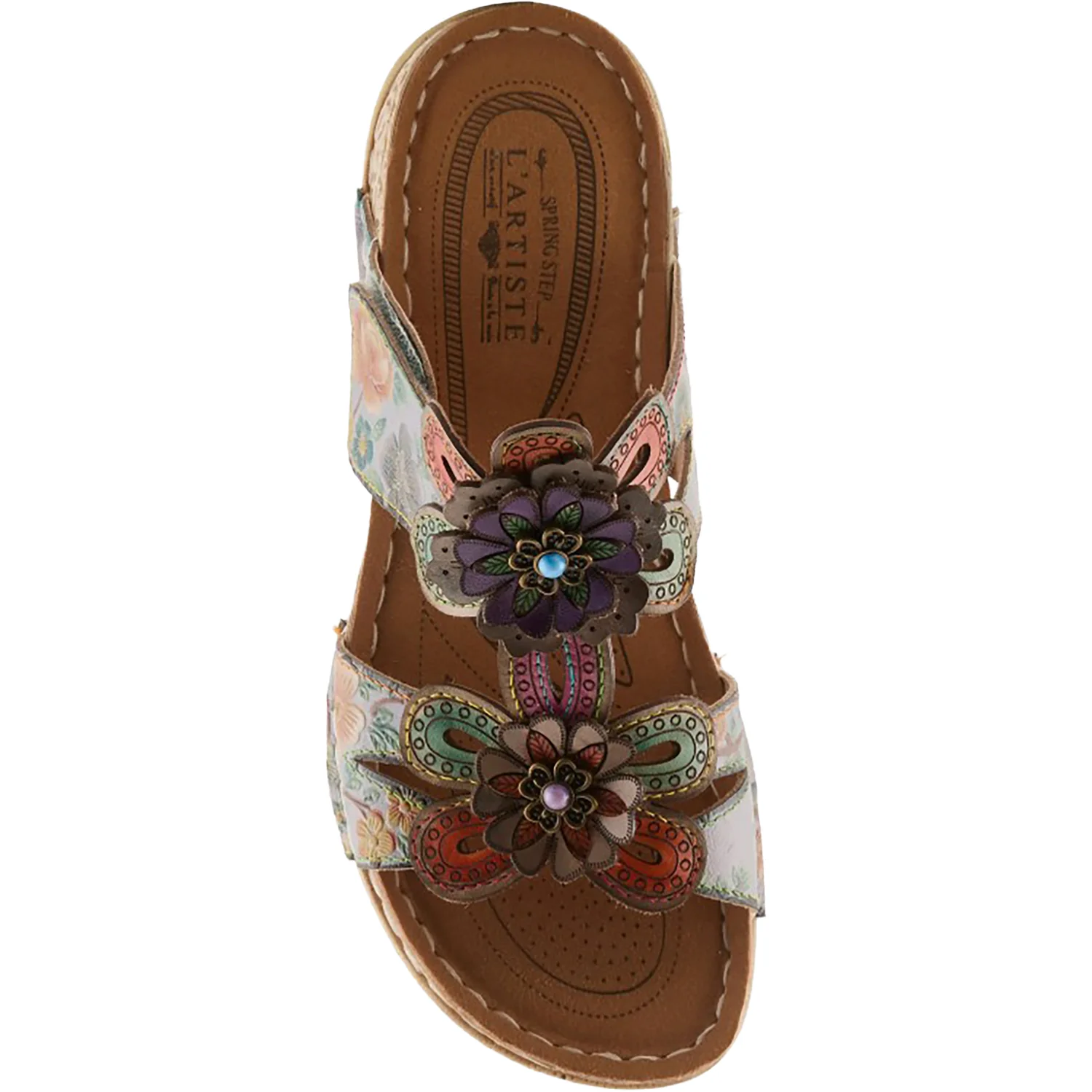 L'Artiste by Spring Step Beaudie Women's Sandals Grey Multi - Image 2