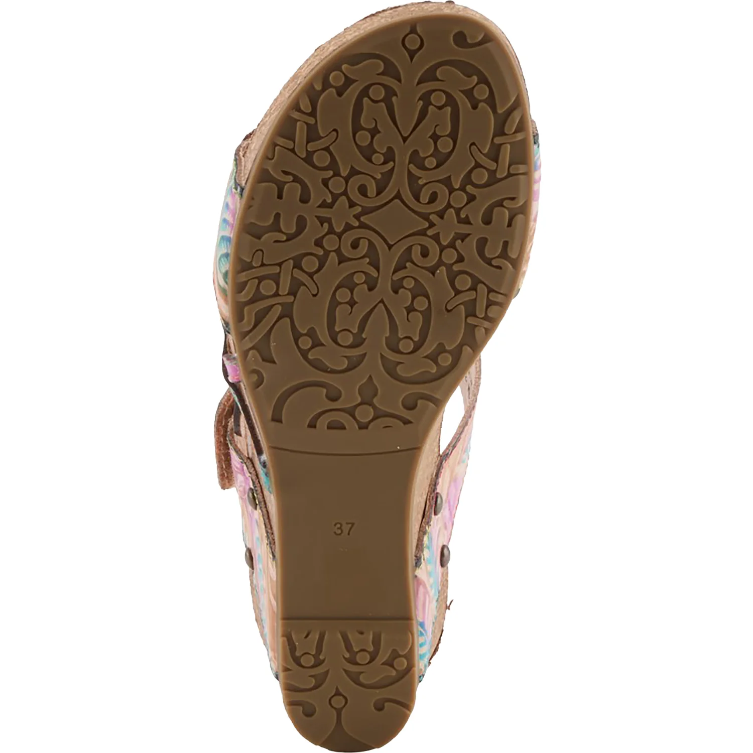 L'Artiste by Spring Step Moai Women's Sandals Tan Multi - Image 4