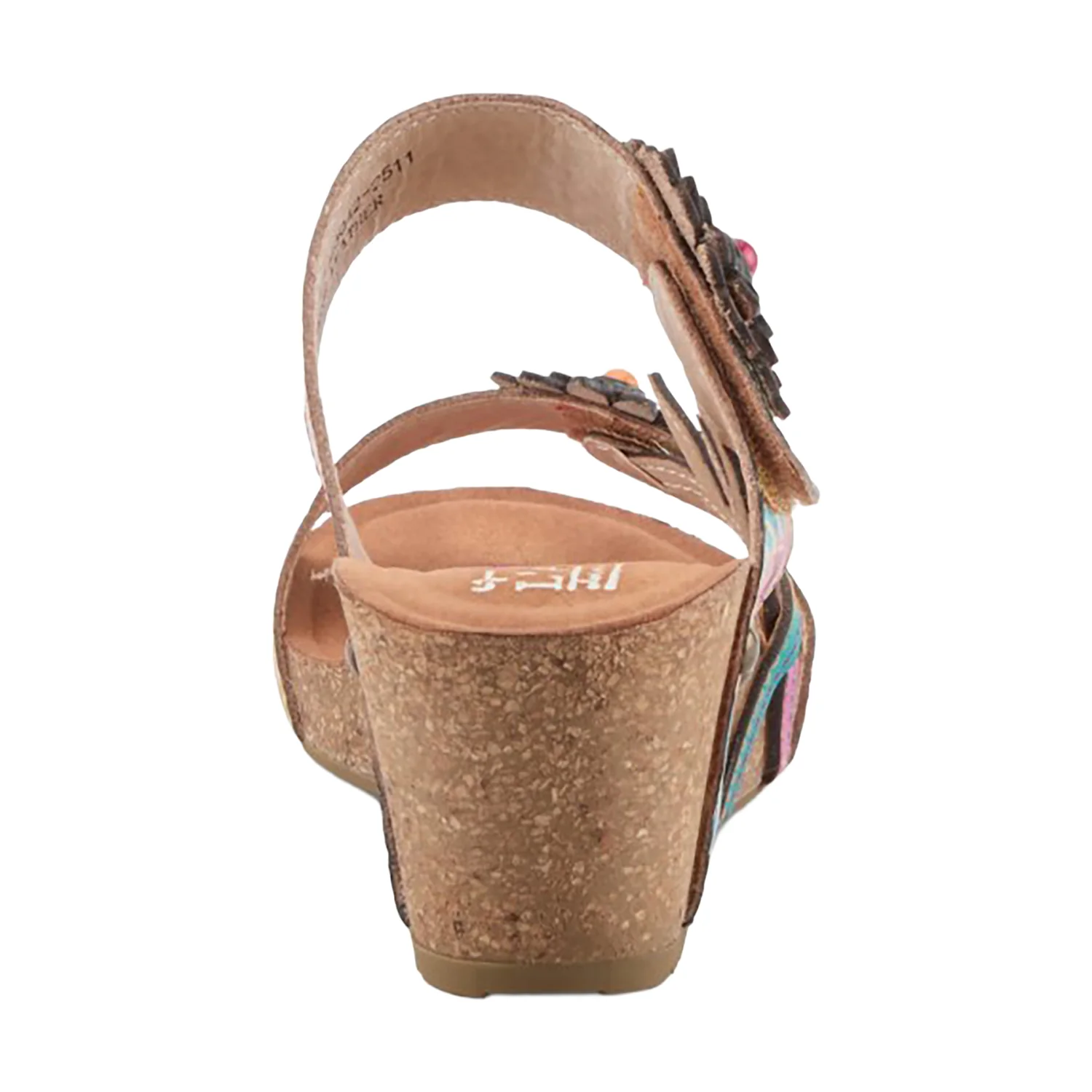 L'Artiste by Spring Step Moai Women's Sandals Tan Multi - Image 6
