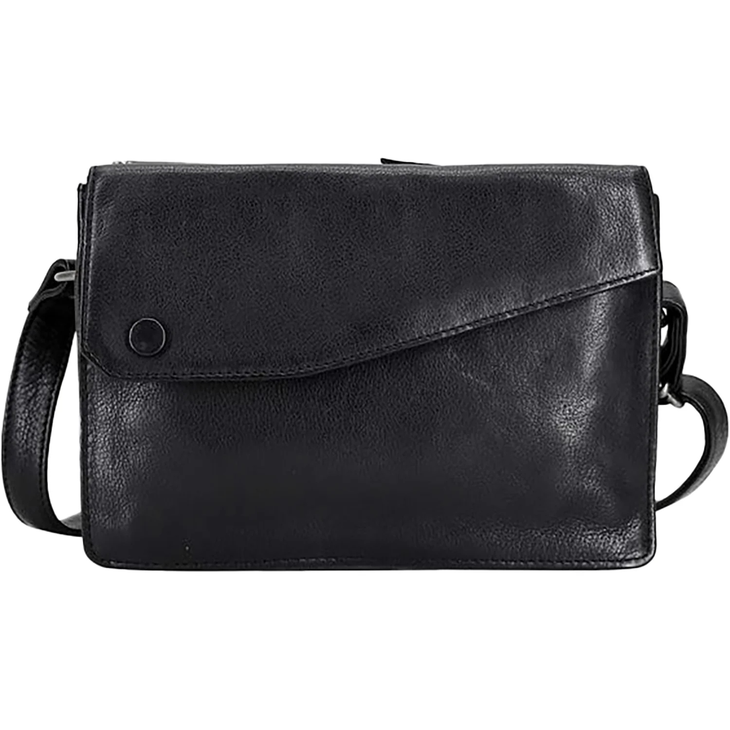 Latico Avalon Crossbody Handbag Black Leather