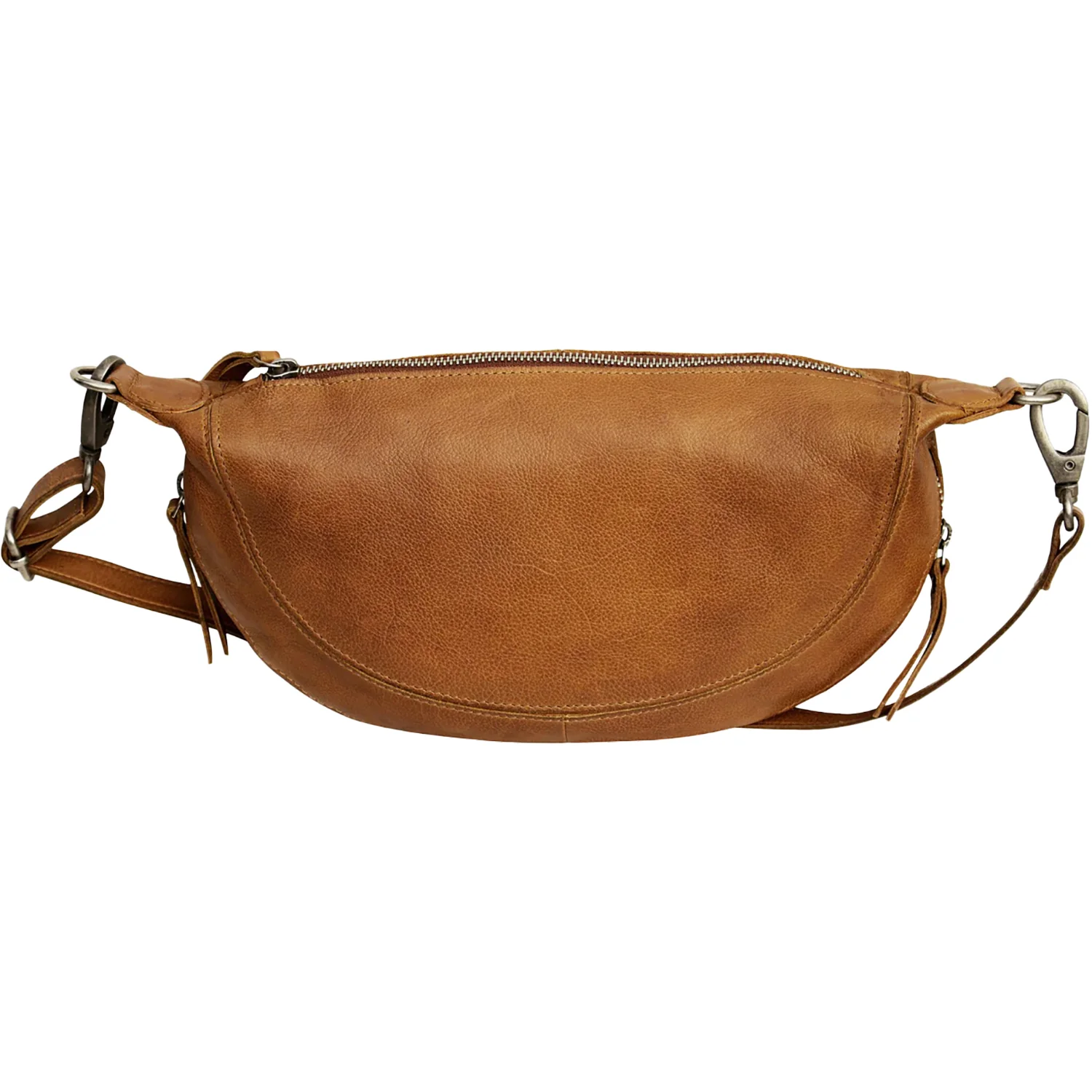 Latico Crosby Sling/Crossbody Handbags Cognac Leather