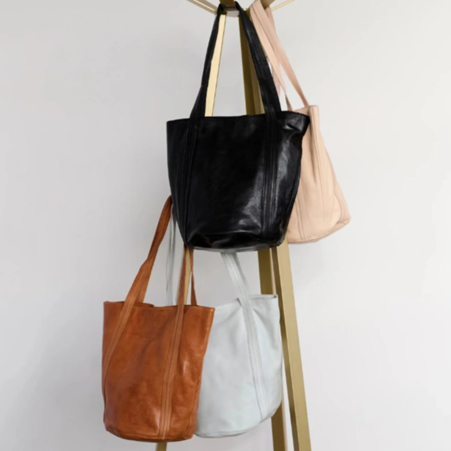 Latico Kent Tote Handbag Cognac Leather - Image 2
