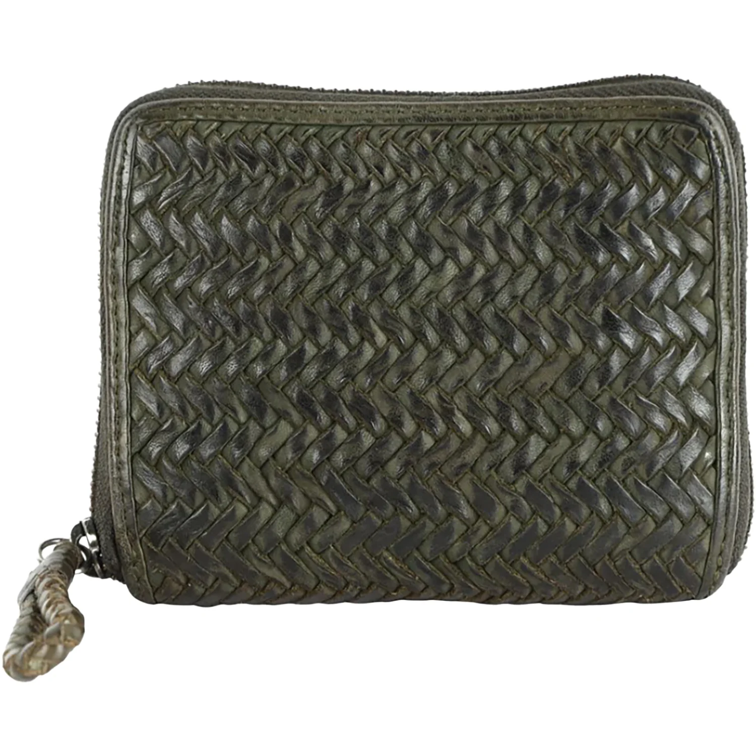 Latico Skye Woven  Wallet Olive