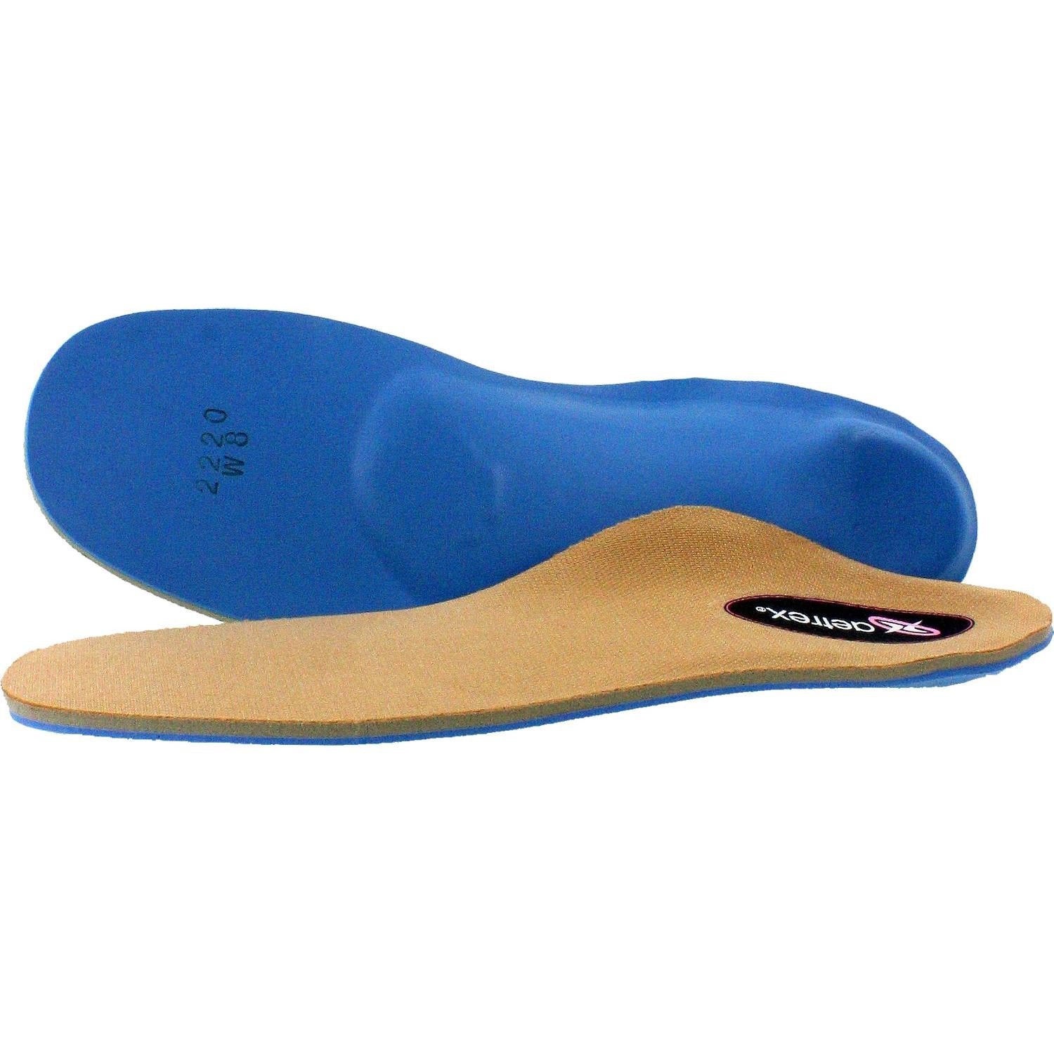 Aetrex Lynco L2220 Memory Foam Women's Insoles Arch Supports Orthotics Beige