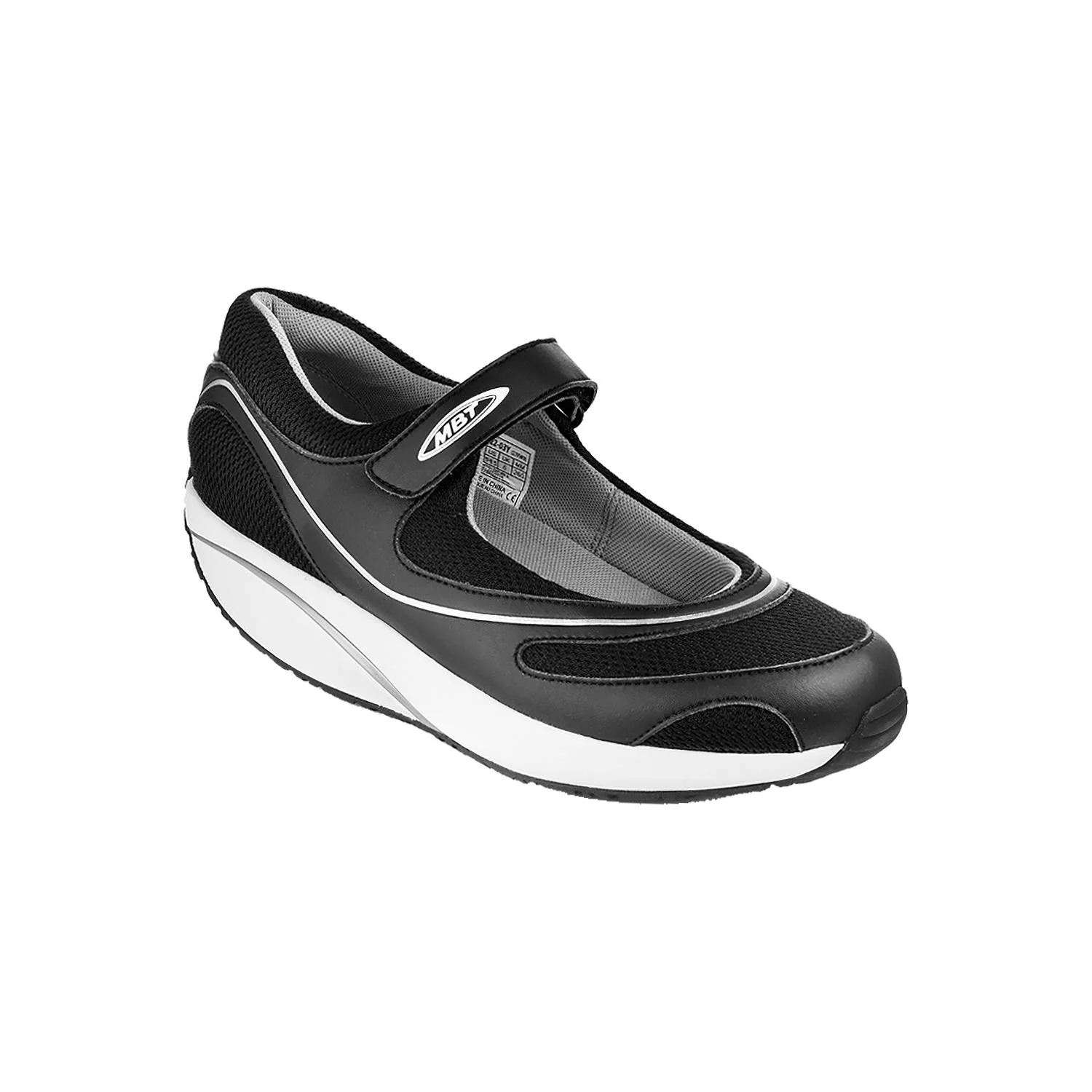 Women's MBT Baridi Black Synthetic Mesh - Image 3