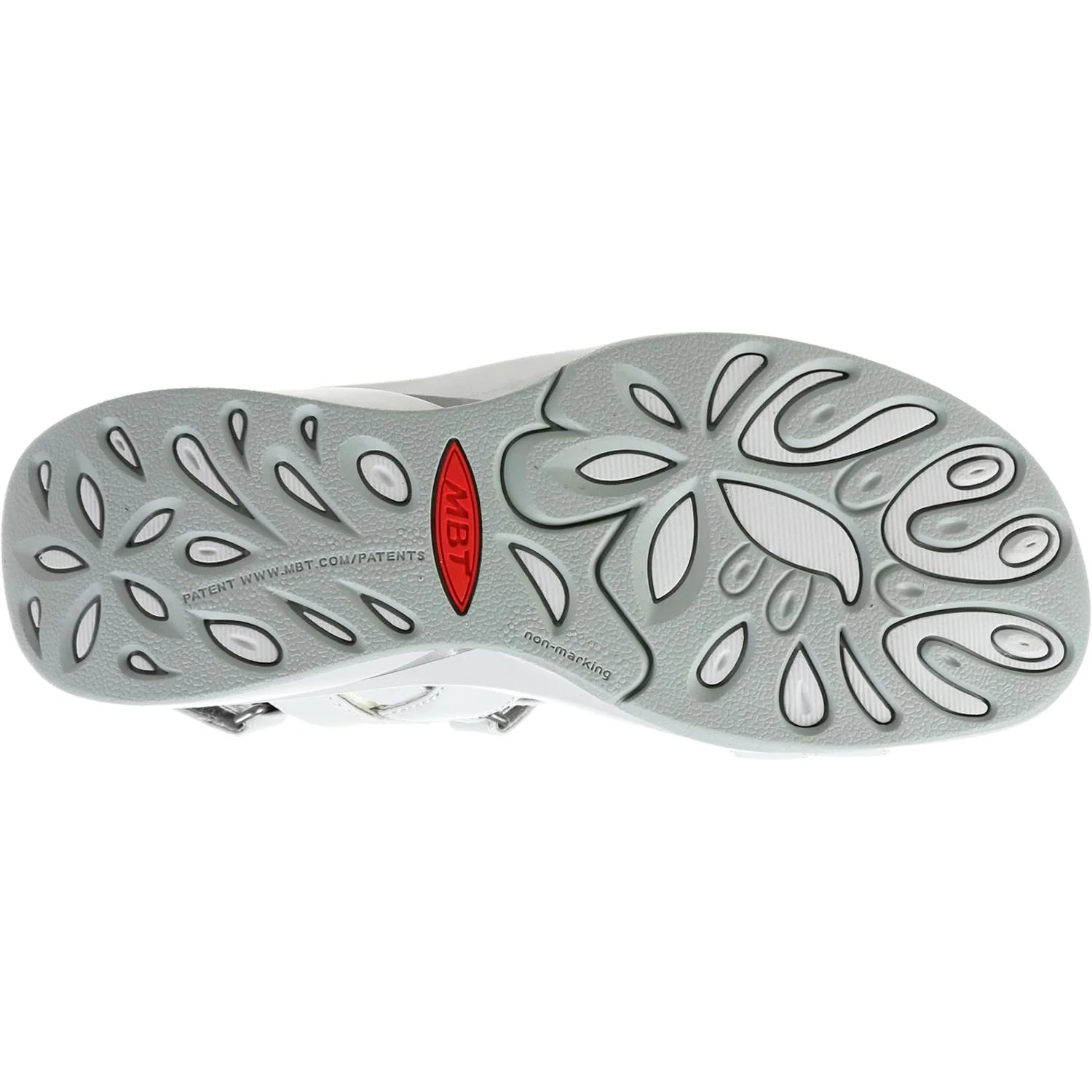 Women's MBT Kiburi Light Grey Leather - Image 4