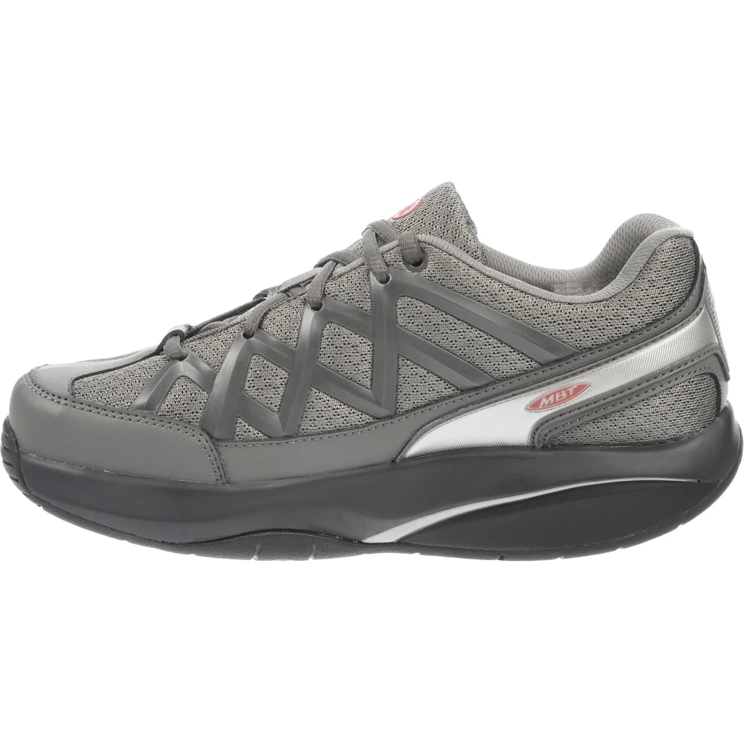 Men's MBT Sport 3 Grey Leather/Mesh - Image 2