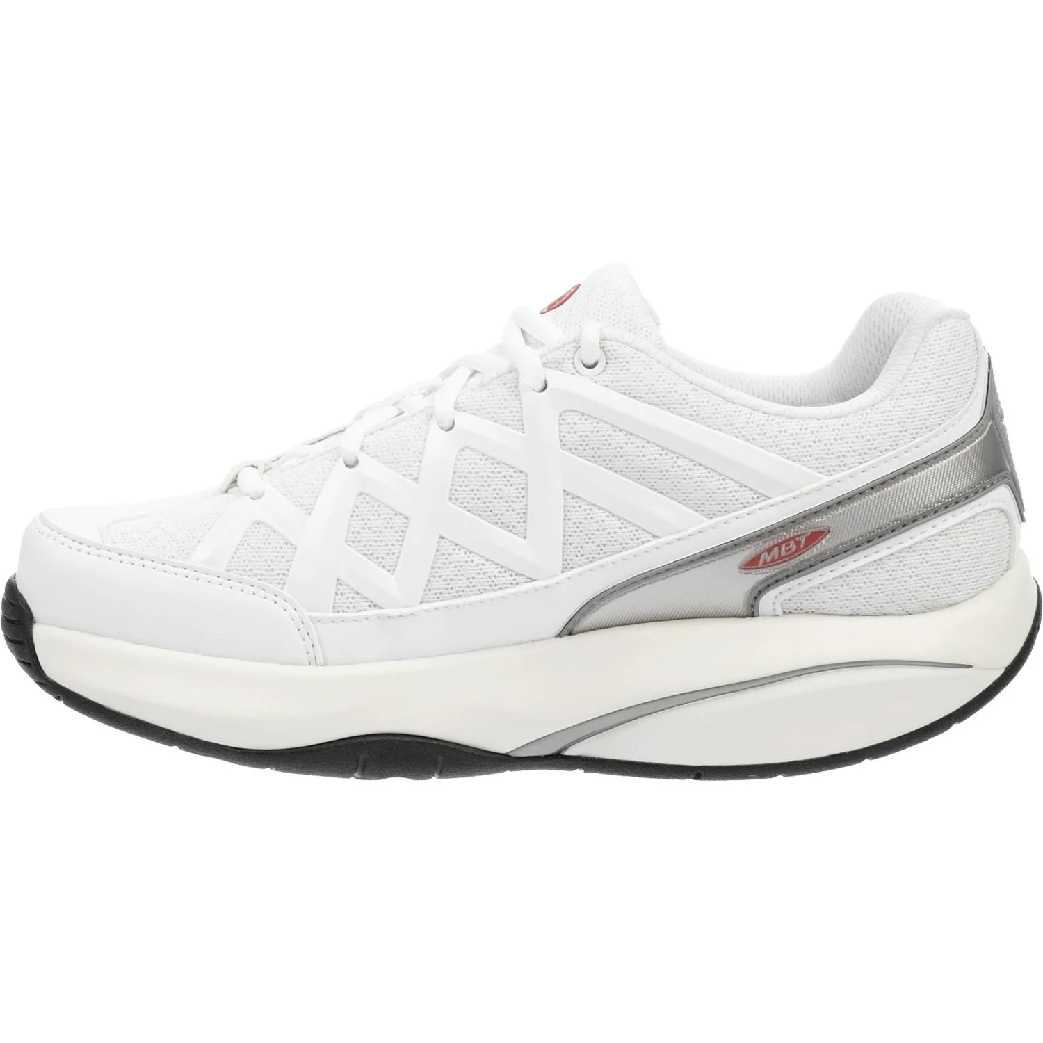 Men's MBT Sport 3 White Leather/Mesh - Image 2