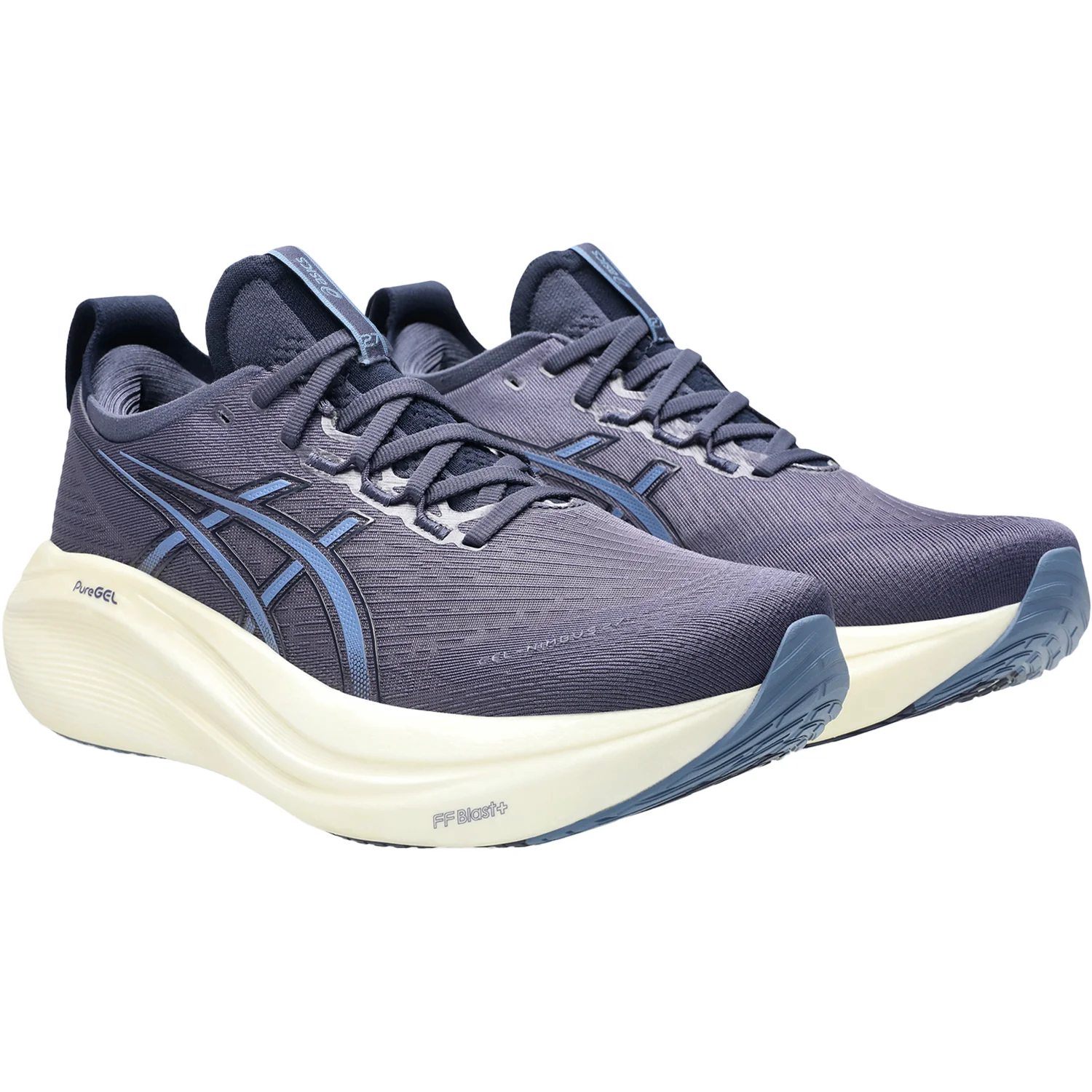 ASICS Gel-Nimbus 27 (Neutral Support) Men's Athletic Shoes Indigo Fog/Denim Blue - Image 5