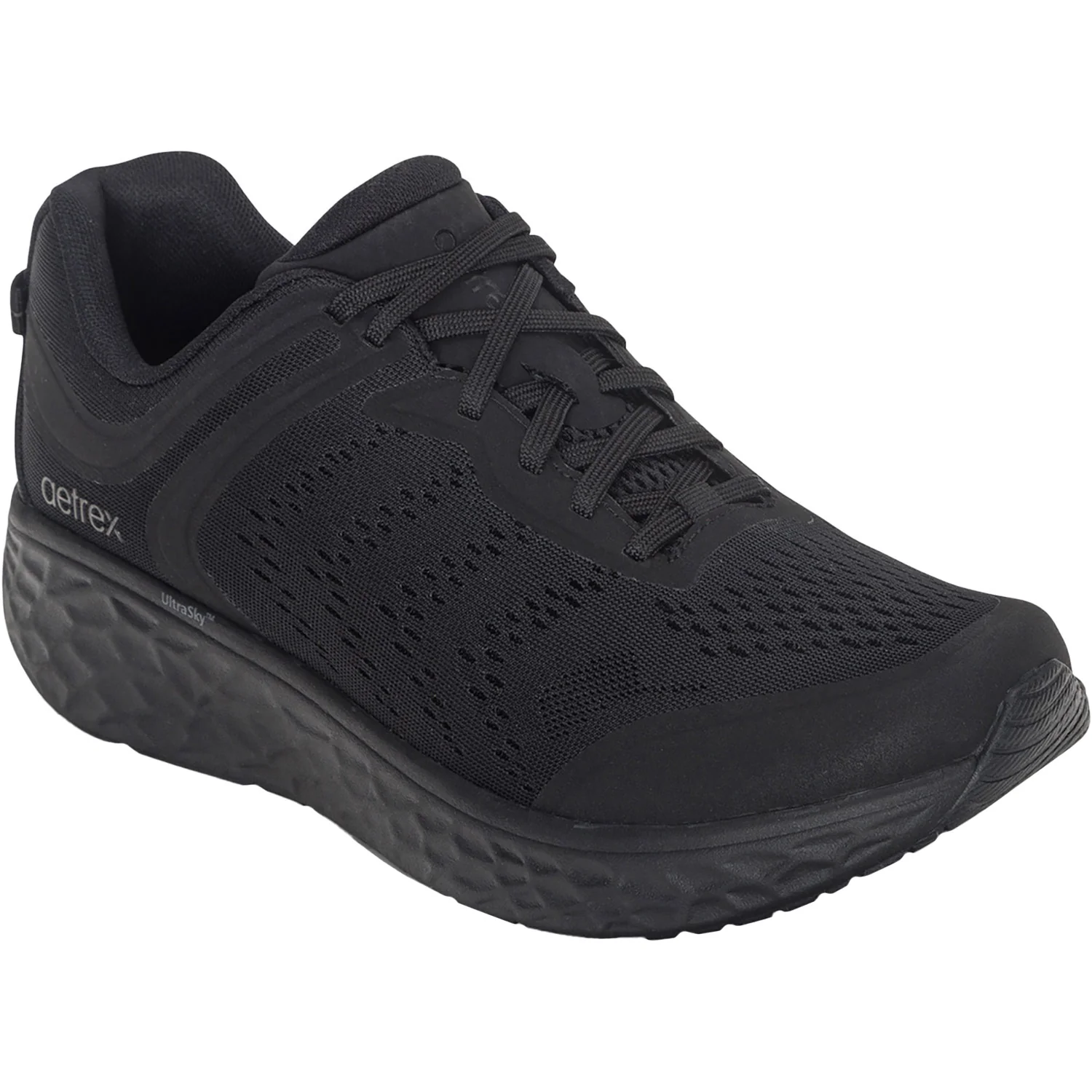 Aetrex Chase Men's Athletic Shoes Black/Black - Image 4