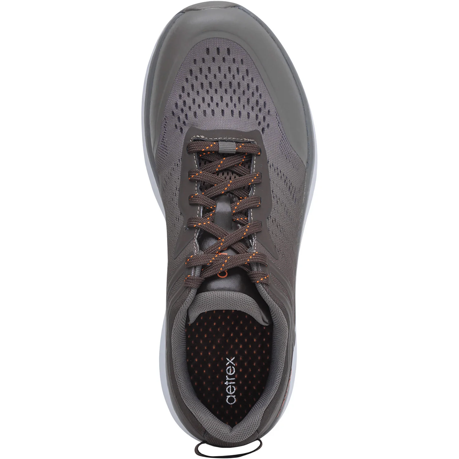 Aetrex Chase Men's Athletic Shoes Grey Mesh - Image 2