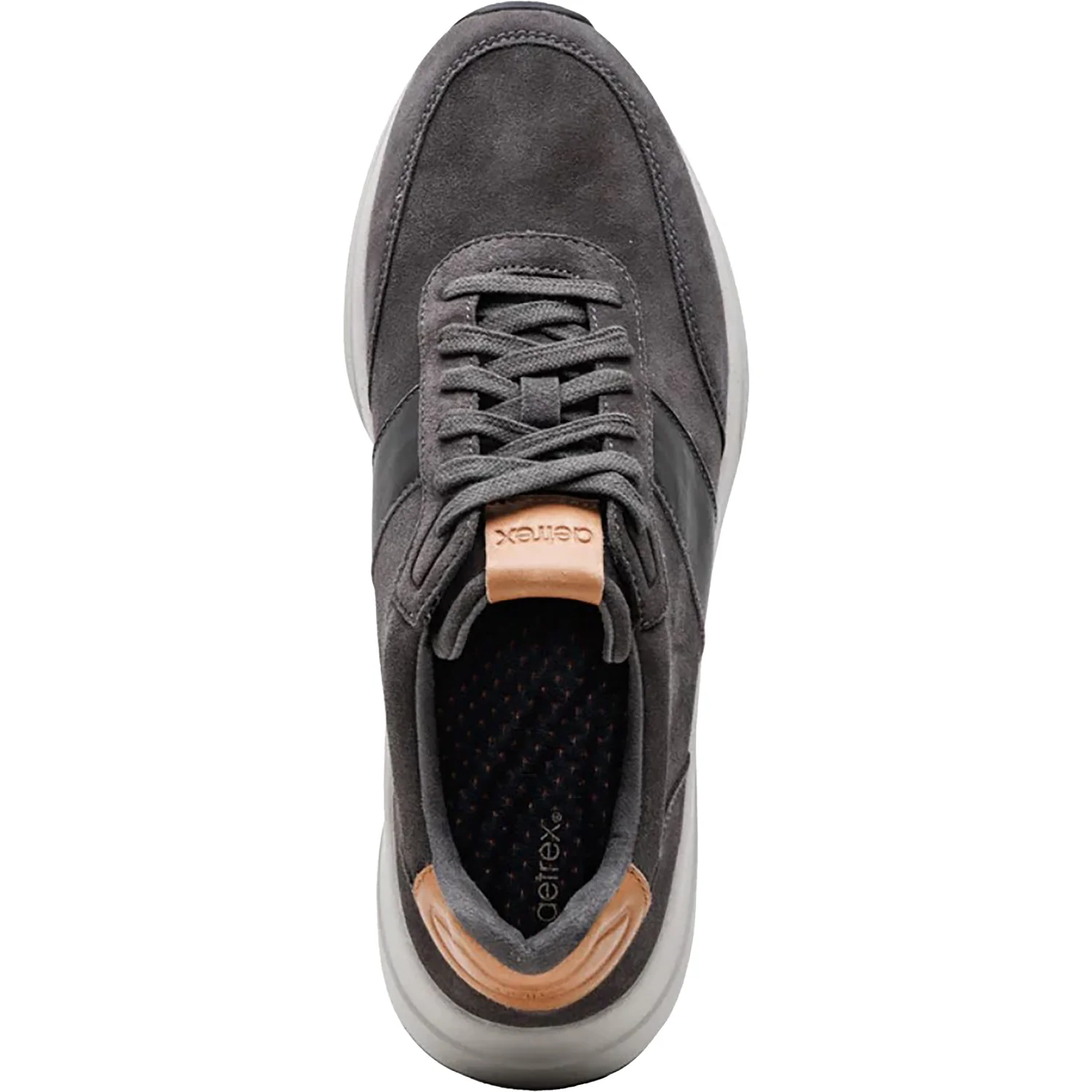 Aetrex Graham Men's Lace Up Shoes Charcoal - Image 2