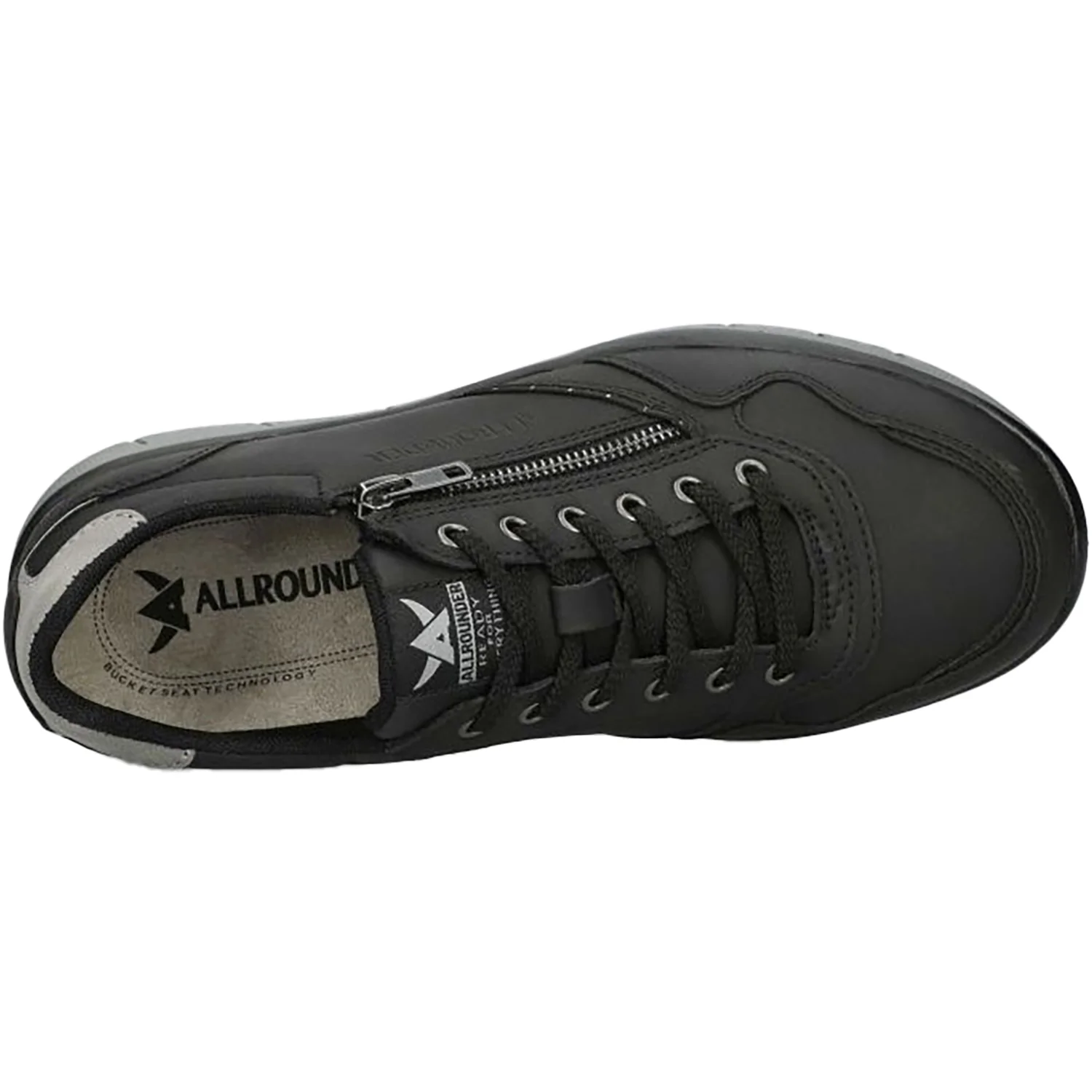 Allrounder by Mephisto Majestro 2 Men's Sneakers Tap Black Synthetic - Image 2