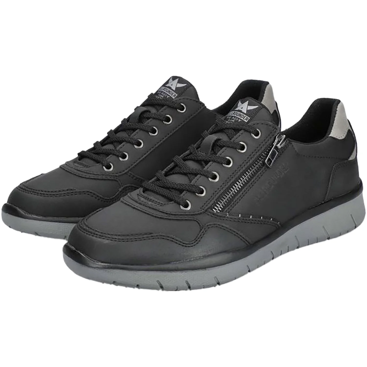 Allrounder by Mephisto Majestro 2 Men's Sneakers Tap Black Synthetic - Image 3