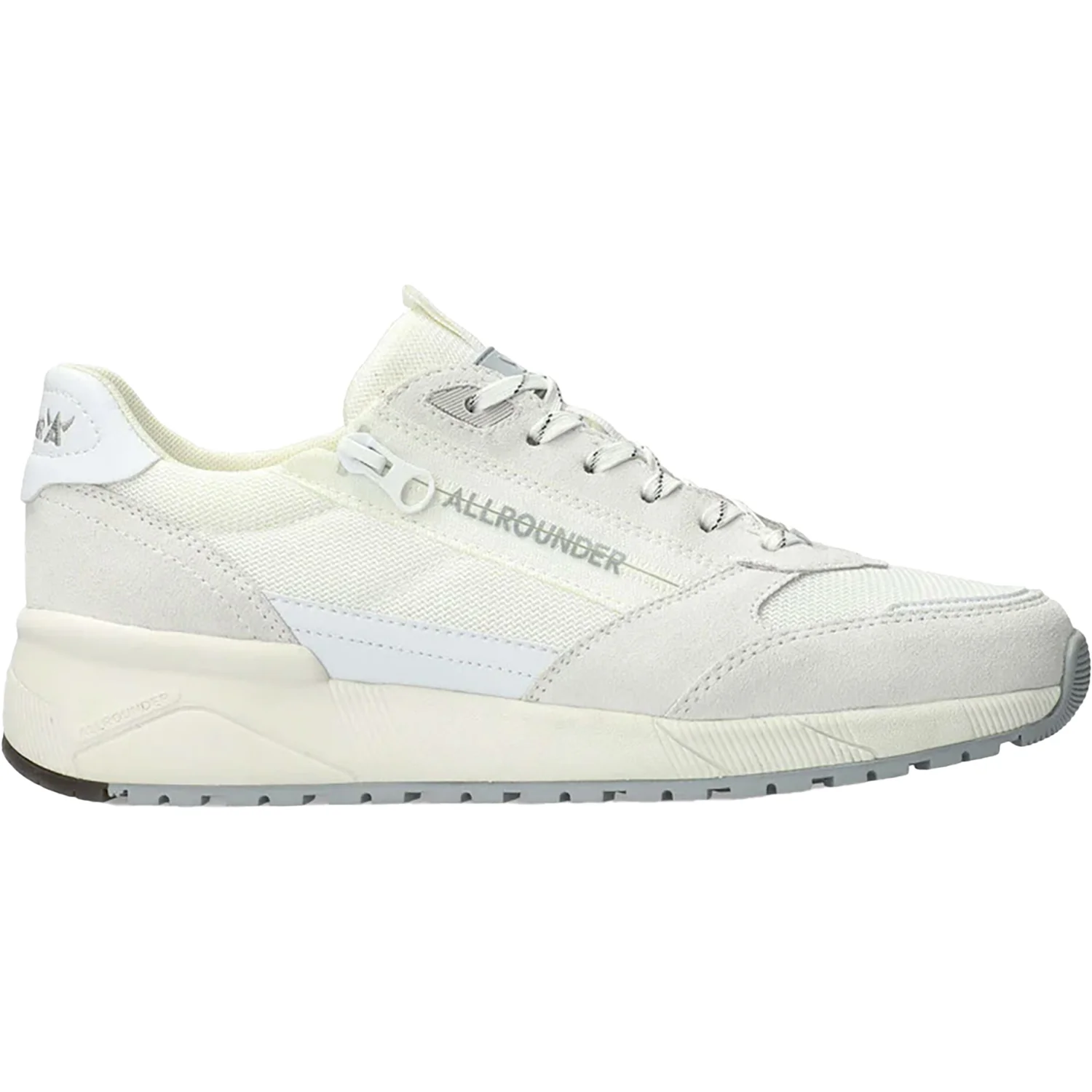 Allrounder by Mephisto Scarmaro Men's Lace Up Shoes Blanc/Blanc Suede