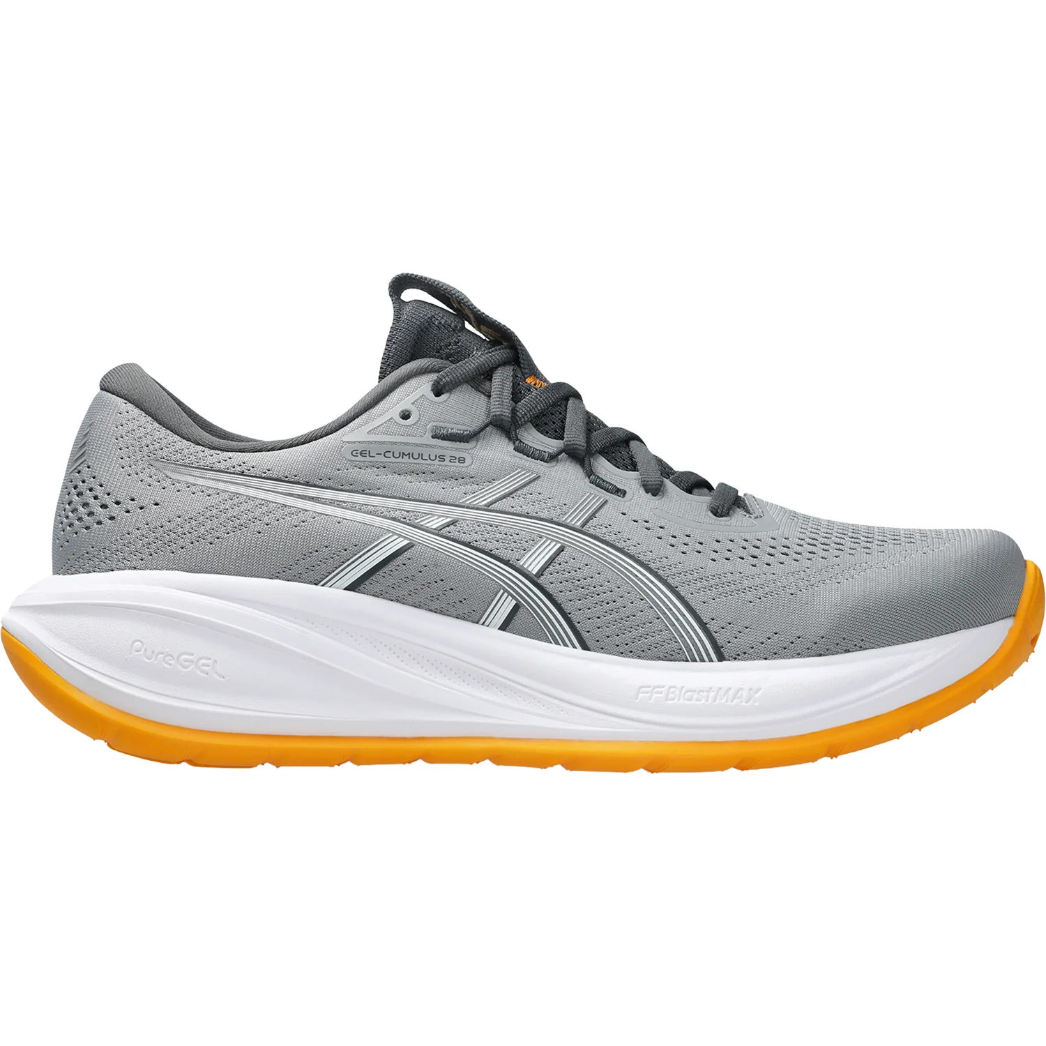 ASICS Gel-Cumulus 28 (Neutral Support) Men's Athletic Shoes Gravel/Arctic Blue