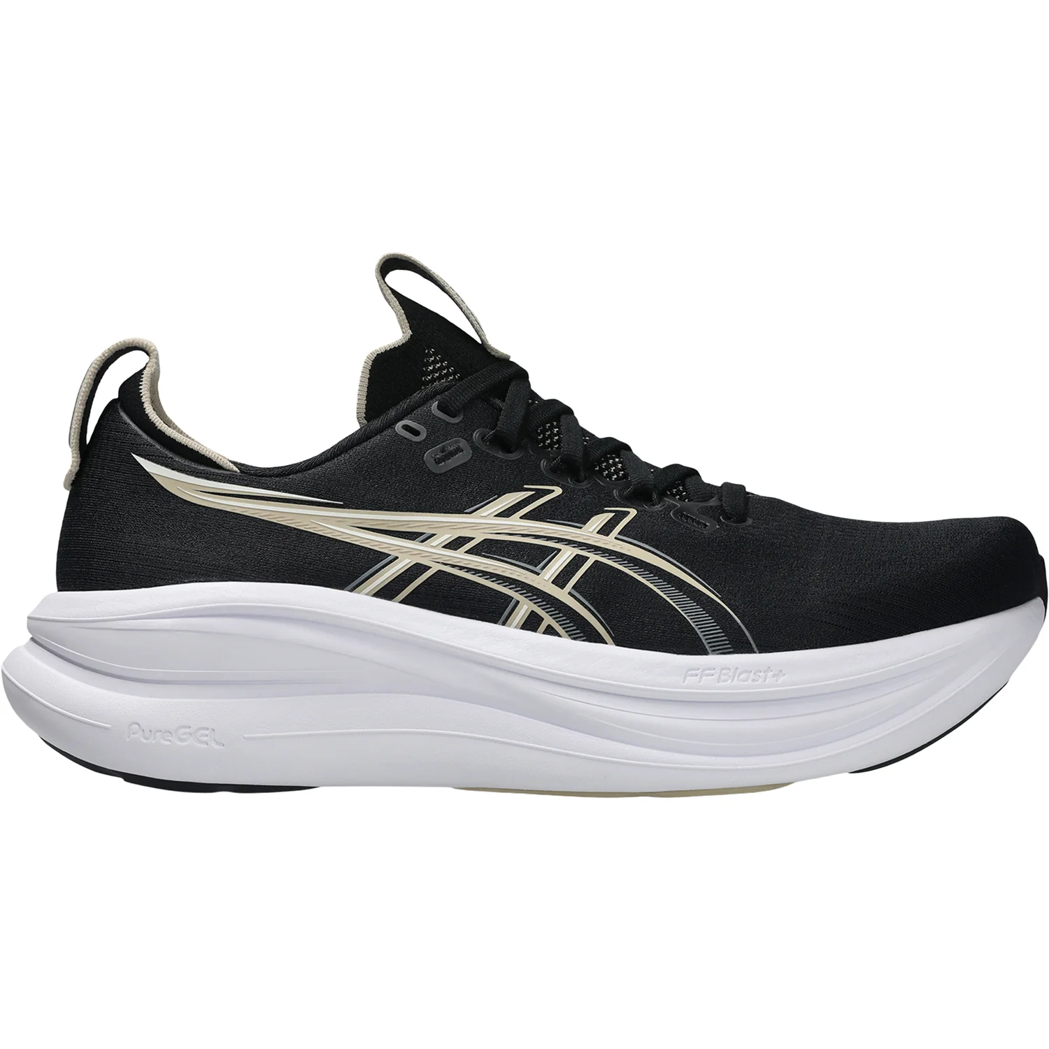 ASICS Gel-Nimbus 28 (Neutral Support) Men's Athletic Shoes Black/Feather Grey