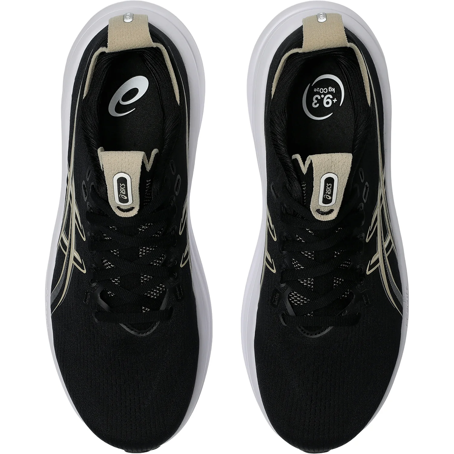 ASICS Gel-Nimbus 28 (Neutral Support) Men's Athletic Shoes Black/Feather Grey - Image 2
