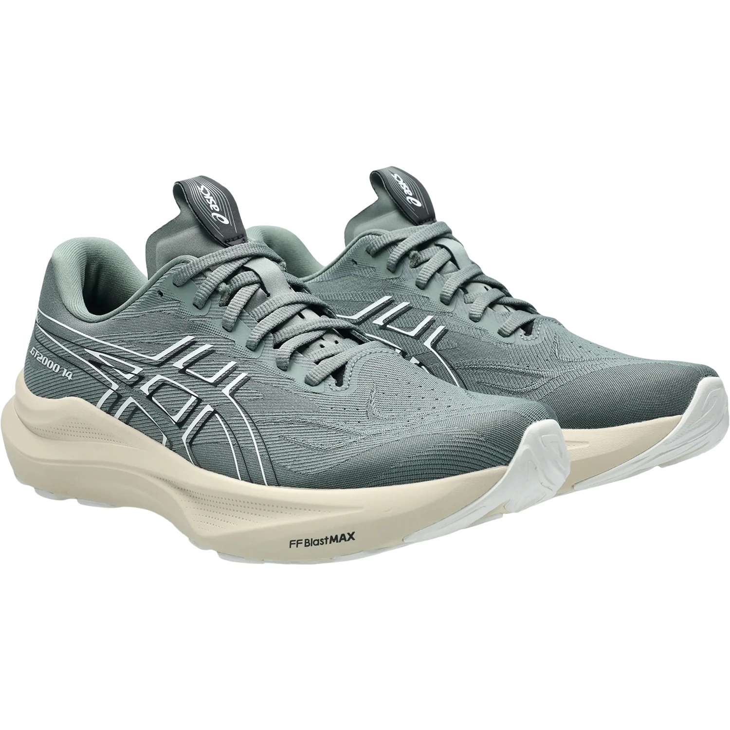ASICS GT-2000 14 (Stability Support) Men's Athletic Shoes Monument/White - Image 5