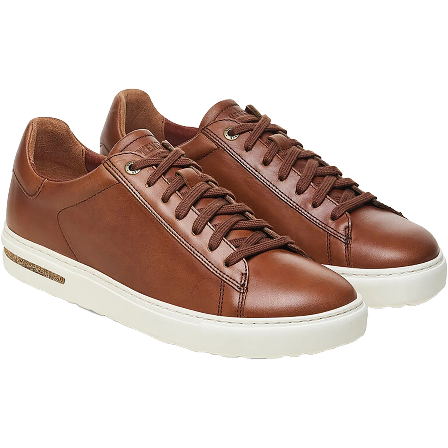 Birkenstock Bend Men's Shoes Cognac Leather - Image 3