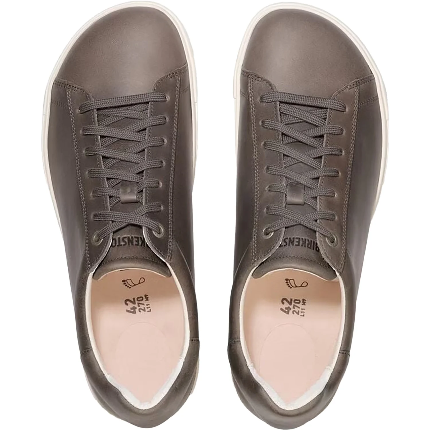 Birkenstock Bend Men's Lace Up Shoes Iron Leather - Image 2