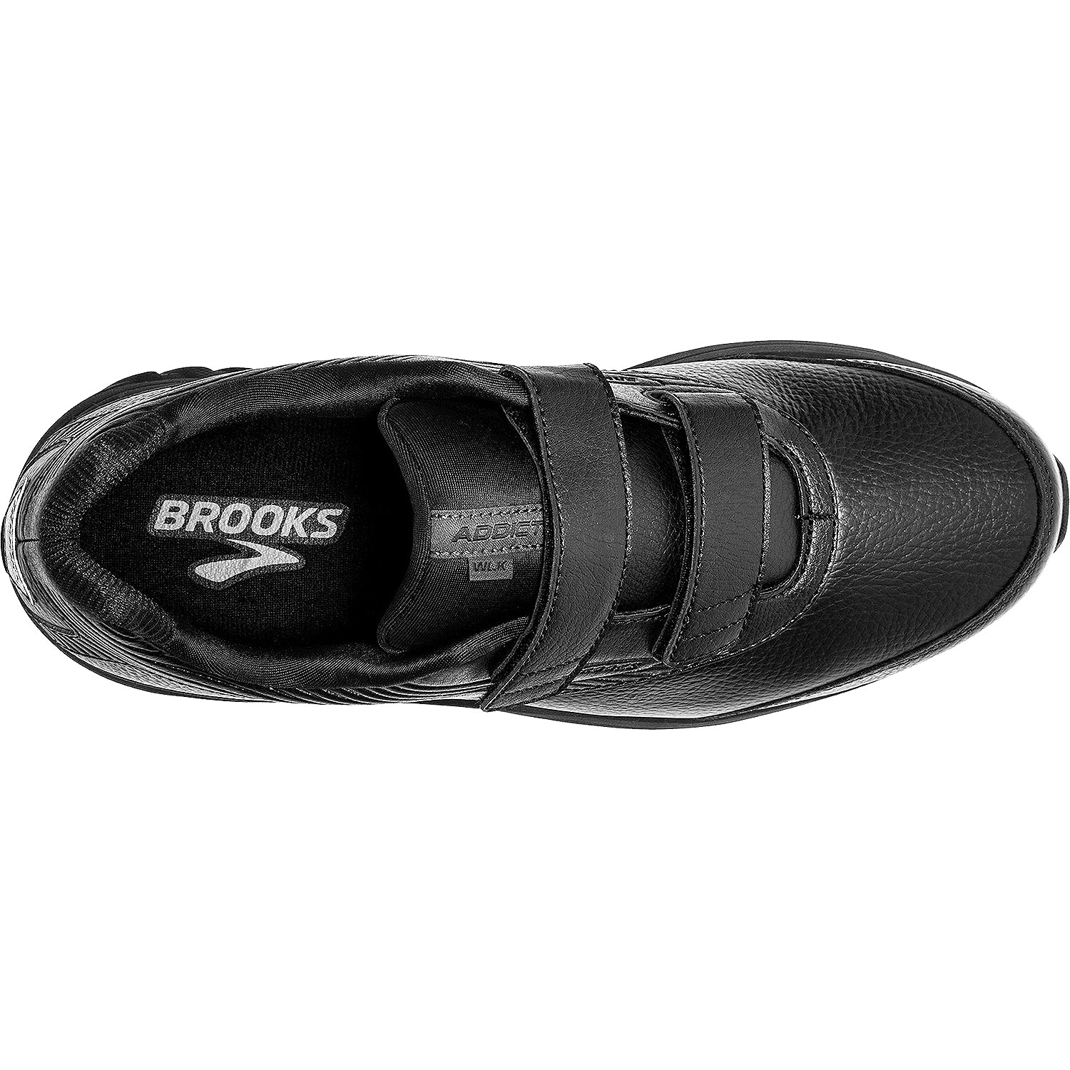 Brooks Addiction Walker V-Strap Men's Walking Shoes Black Leather - Image 2
