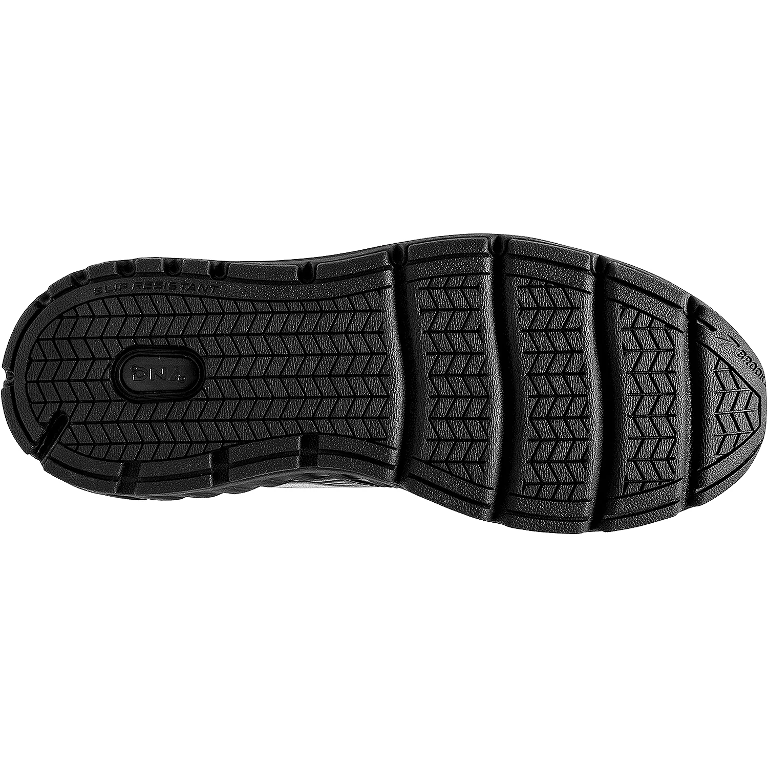 Brooks Addiction Walker V-Strap Men's Walking Shoes Black Leather - Image 4