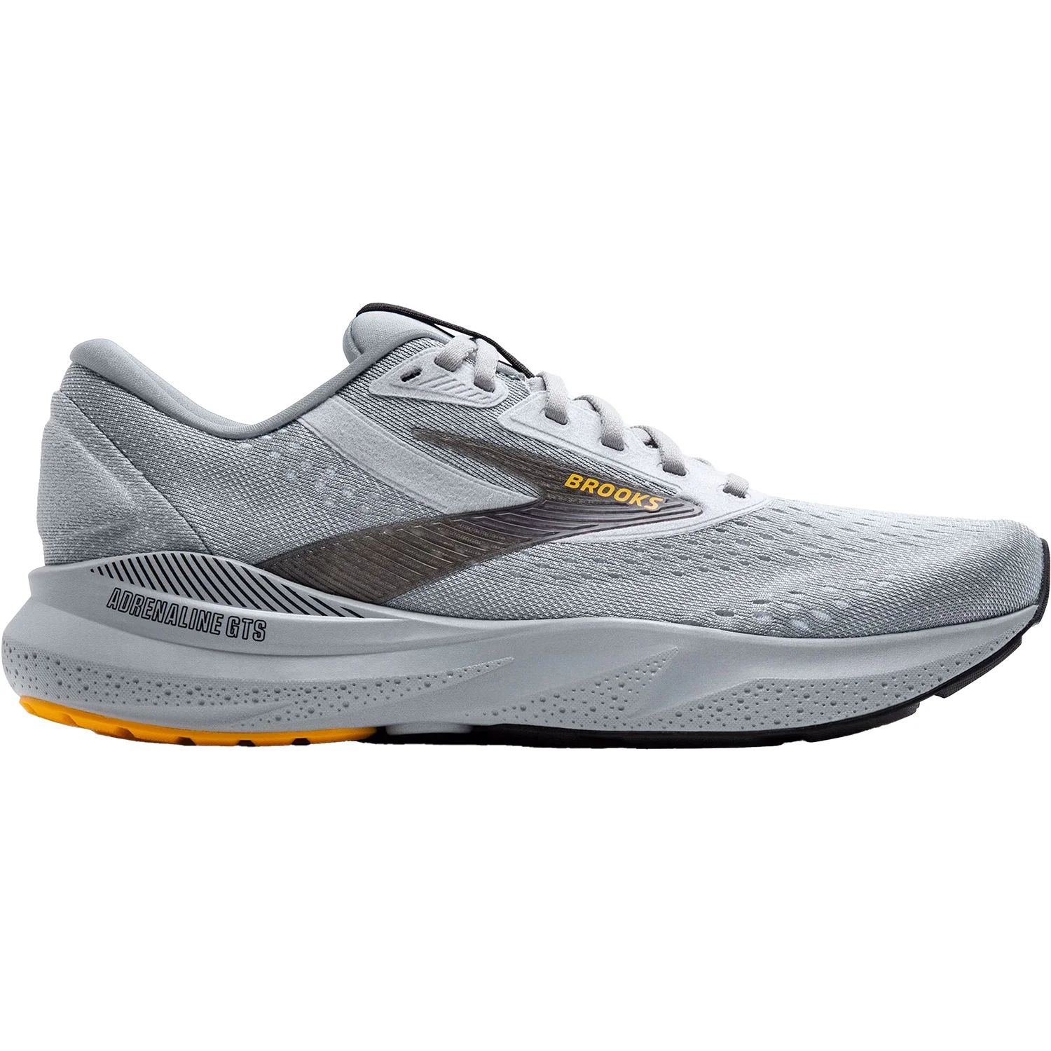 Brooks Adrenaline GTS 24 (Stability Support) Men's Running Shoes Alloy/White/Gold Fusion Mesh