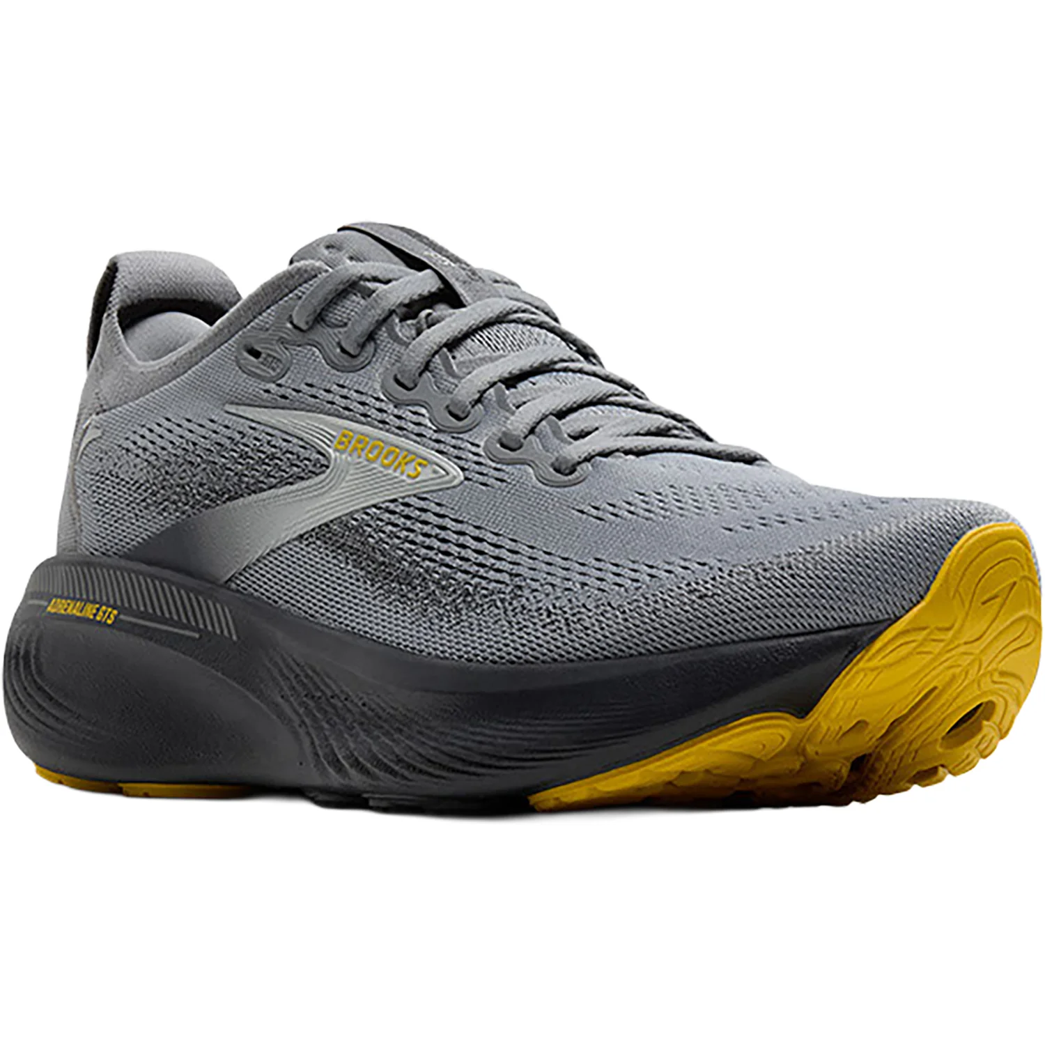 Brooks Adrenaline GTS 25 Primer Grey/Ebony/Jasmin (Stability Support) Men's Athletic Shoes Primer Grey /Ebony/Jasmin - Image 5