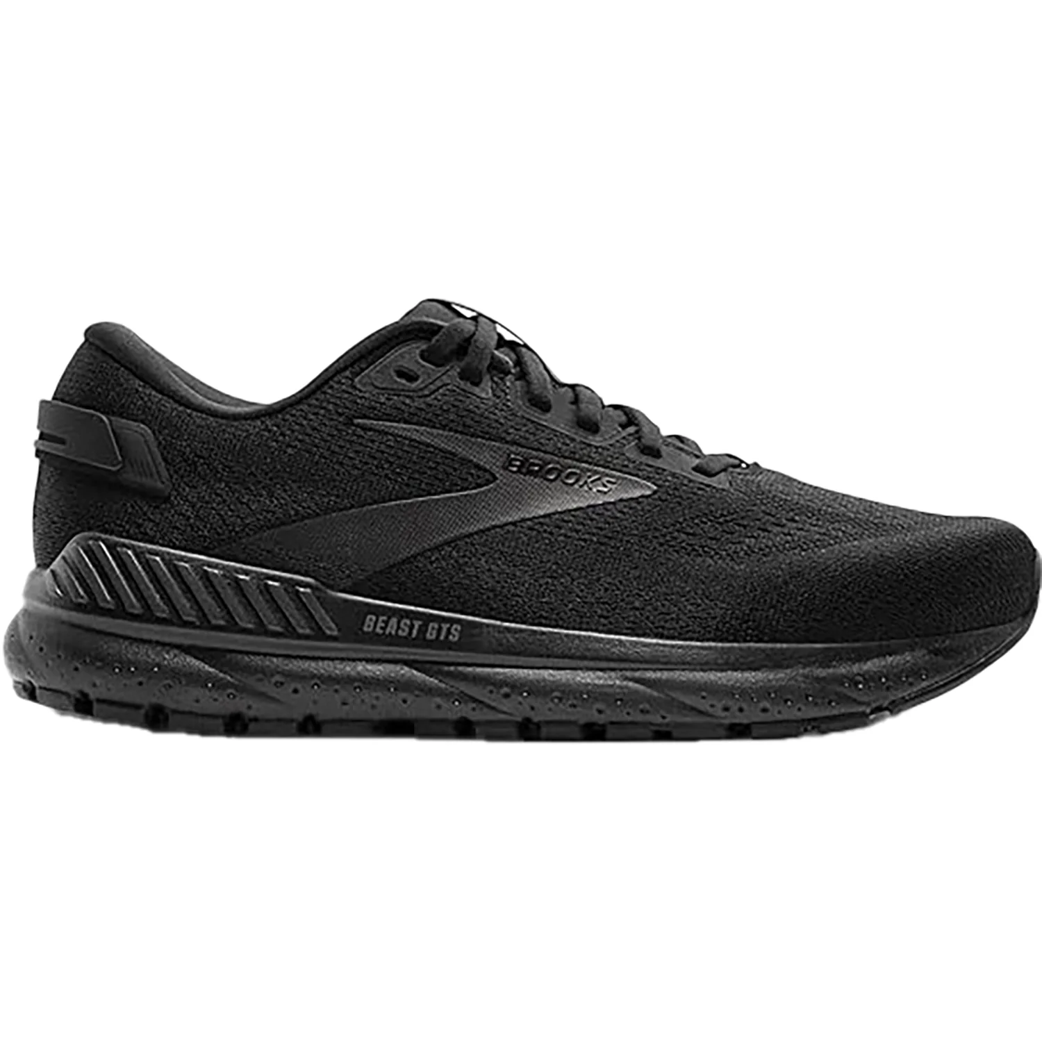 Brooks Beast GTS 24 (Stability Support) Men's Road Running Shoes Black/Black/Ebony Mesh