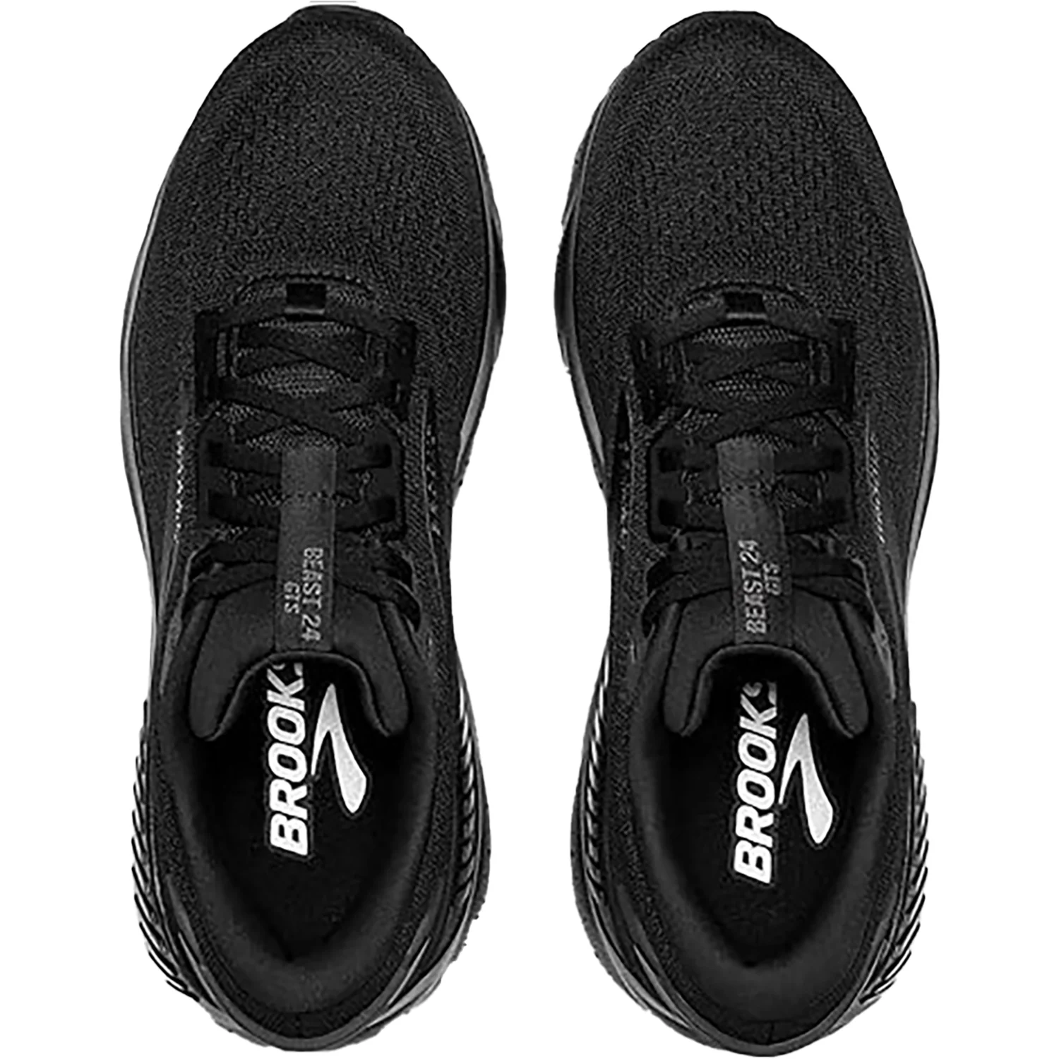 Brooks Beast GTS 24 (Stability Support) Men's Road Running Shoes Black/Black/Ebony Mesh - Image 2