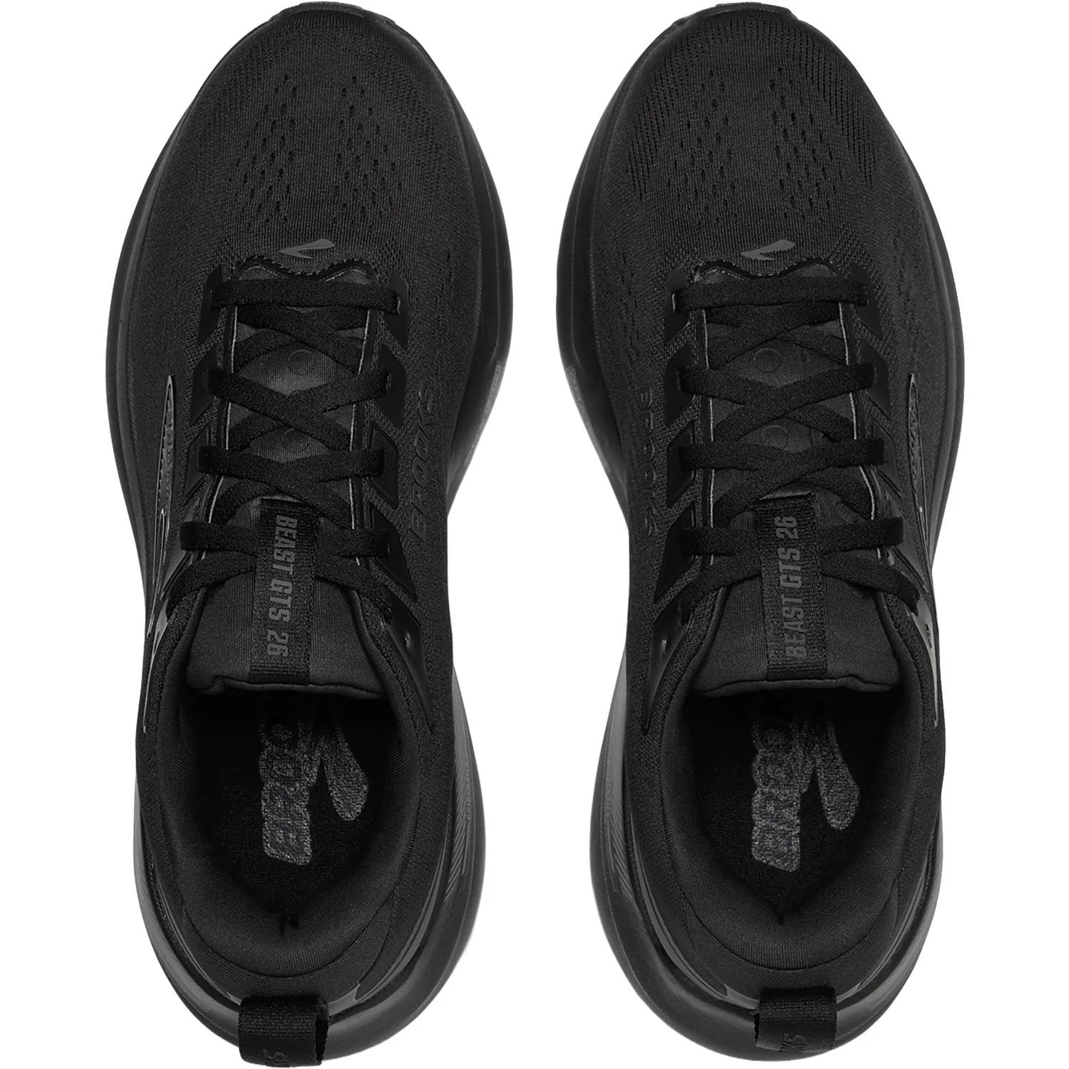 Brooks Beast GTS 26 (Stability Support) Men's Athletic Shoes Black/Black/Grey - Image 2