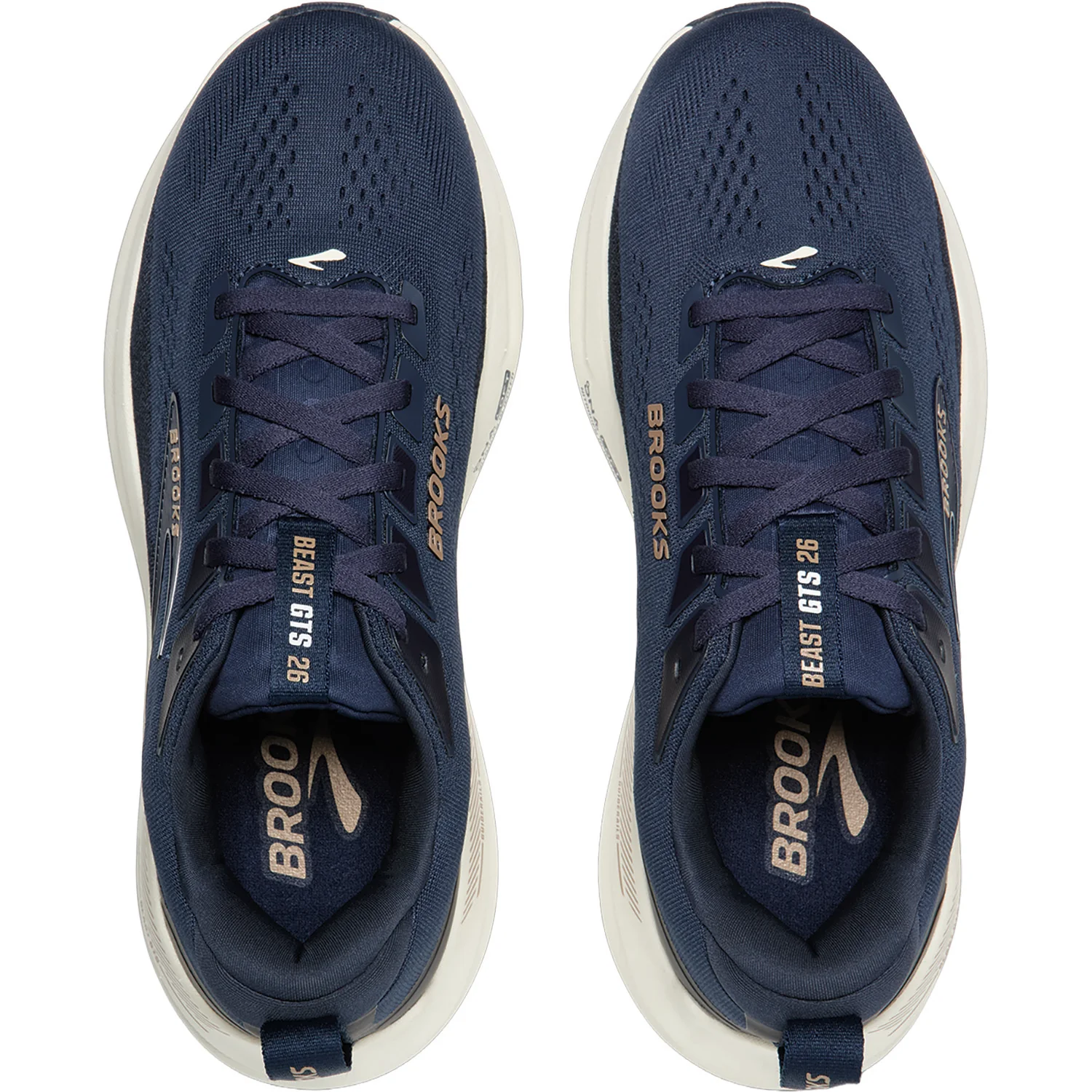 Brooks Beast GTS 26 (Stability Support) Men's Athletic Shoes Peacoat/Indigo/Portabella - Image 2