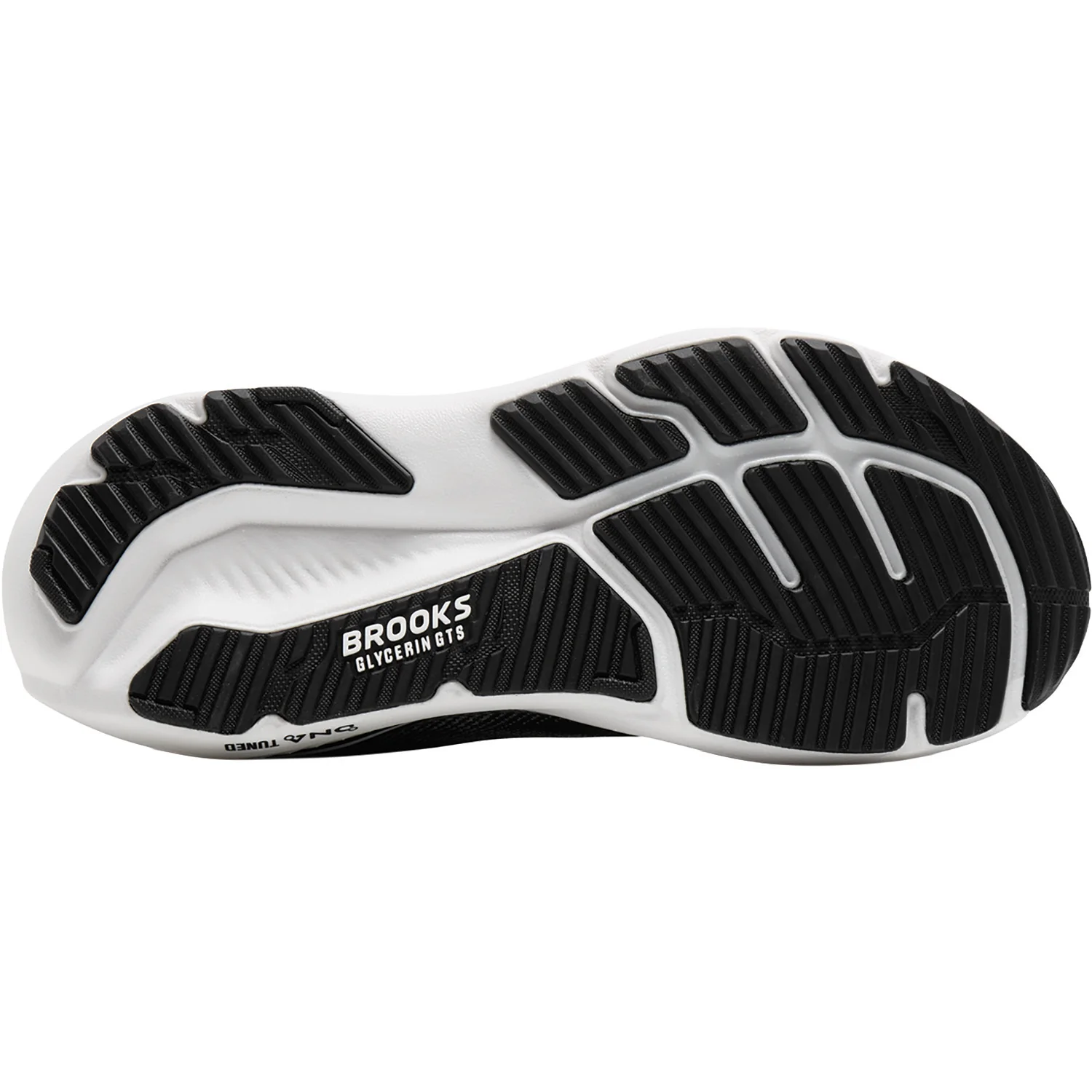 Brooks Glycerin GTS 23 (Neutral Stability) Men's Athletic Shoes Black/Grey/White - Image 4