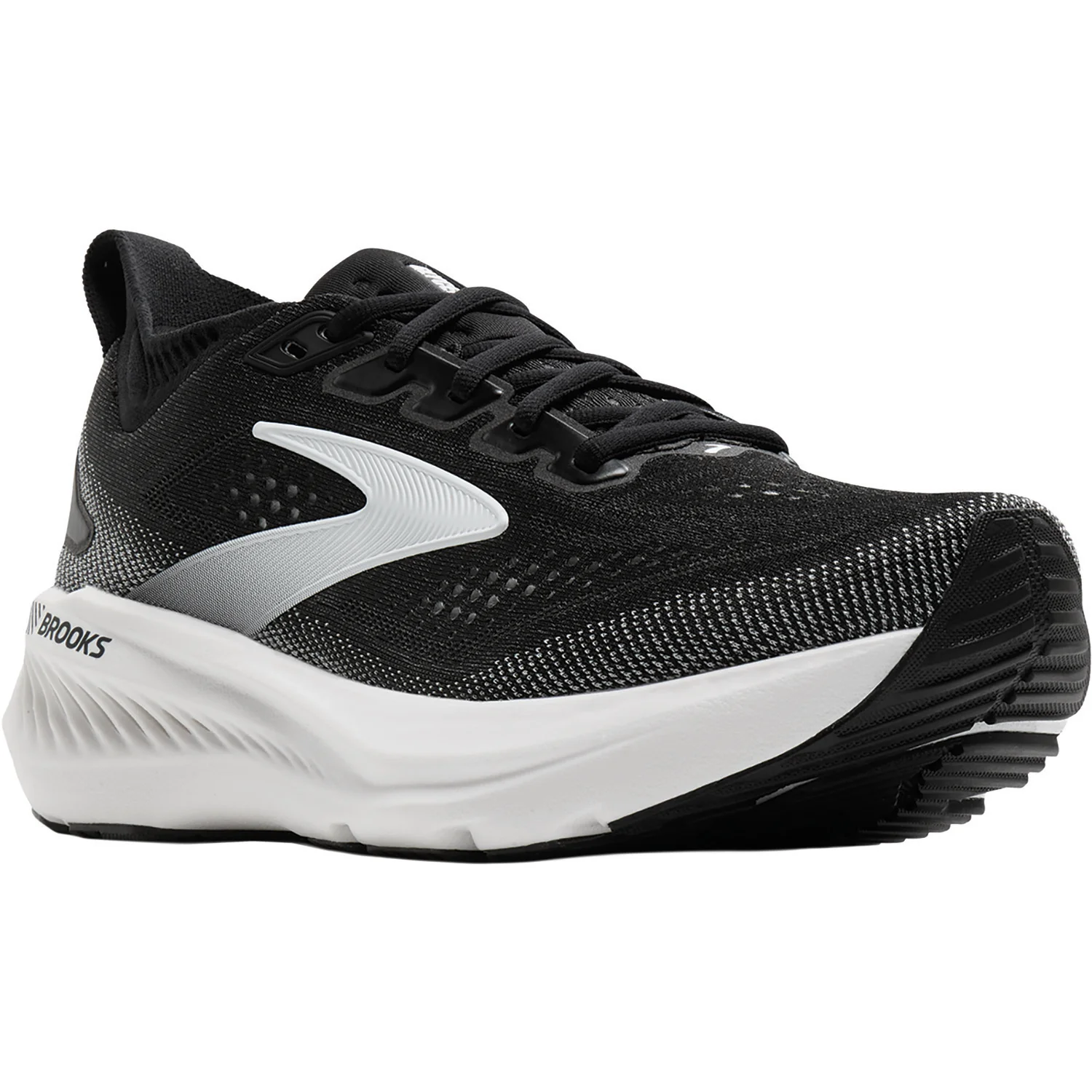 Brooks Glycerin GTS 23 (Neutral Stability) Men's Athletic Shoes Black/Grey/White - Image 5