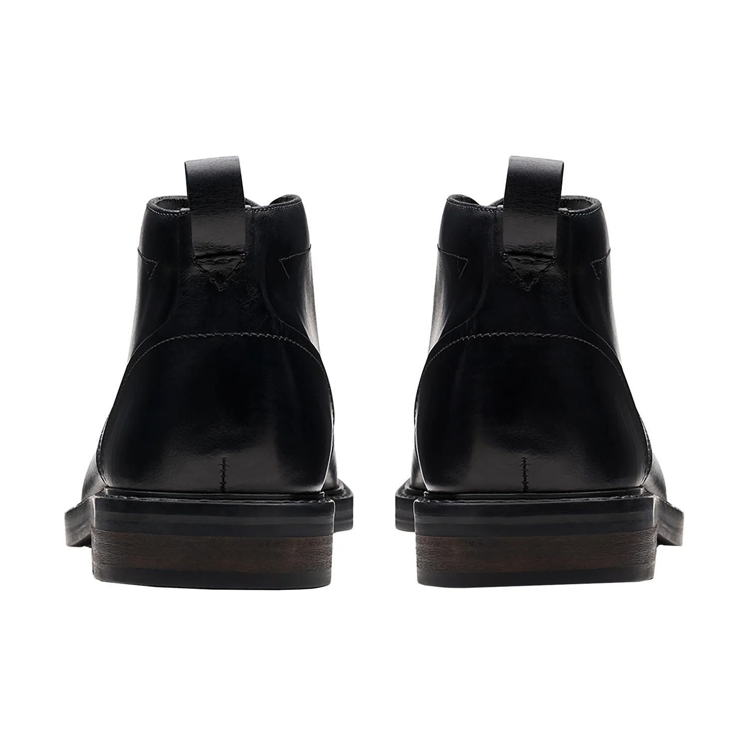 Clarks Aldwin Chukka Men's Boots Black Leather - Image 6