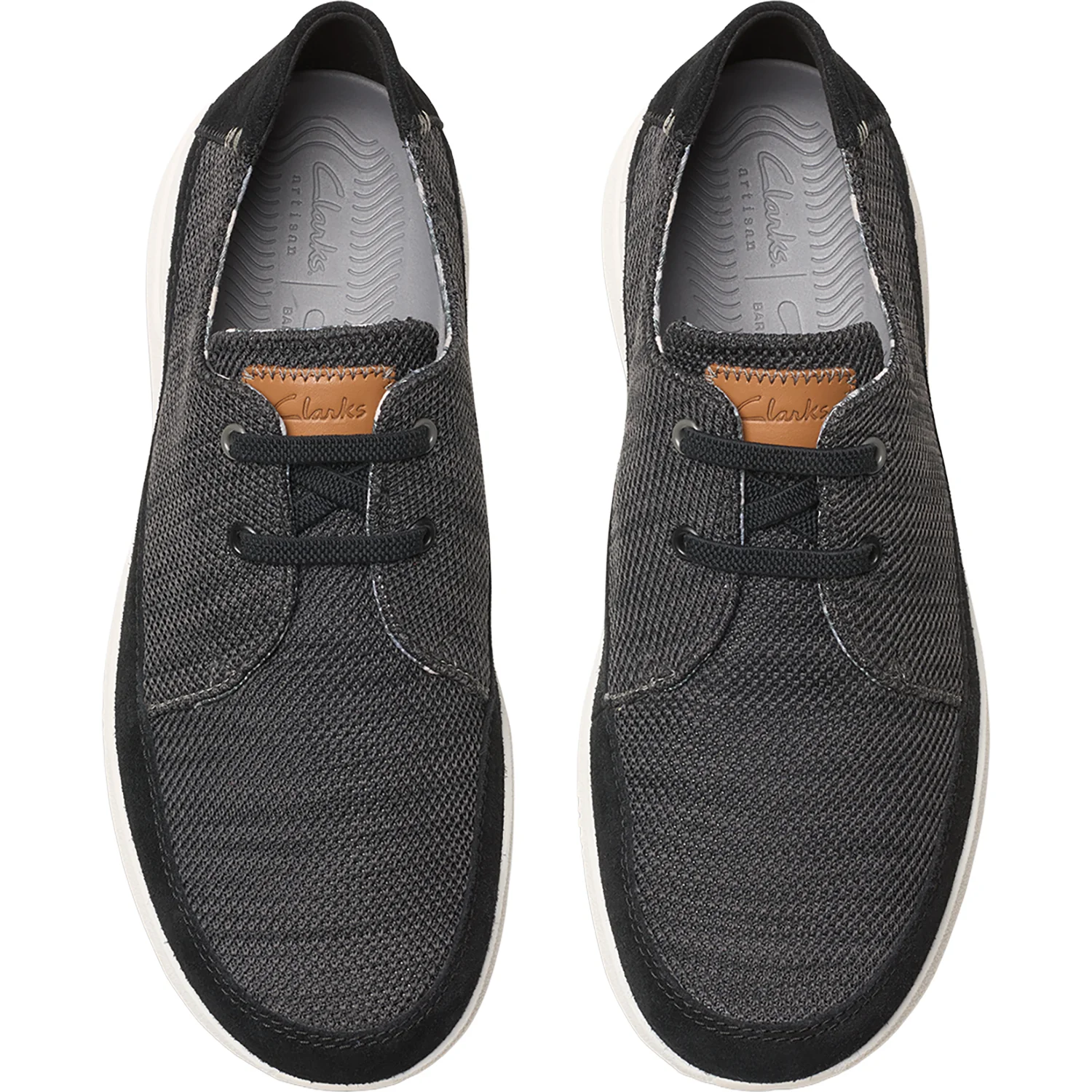 Clarks Easeway Lace Men's Lace Up Shoes Black Combi - Image 2