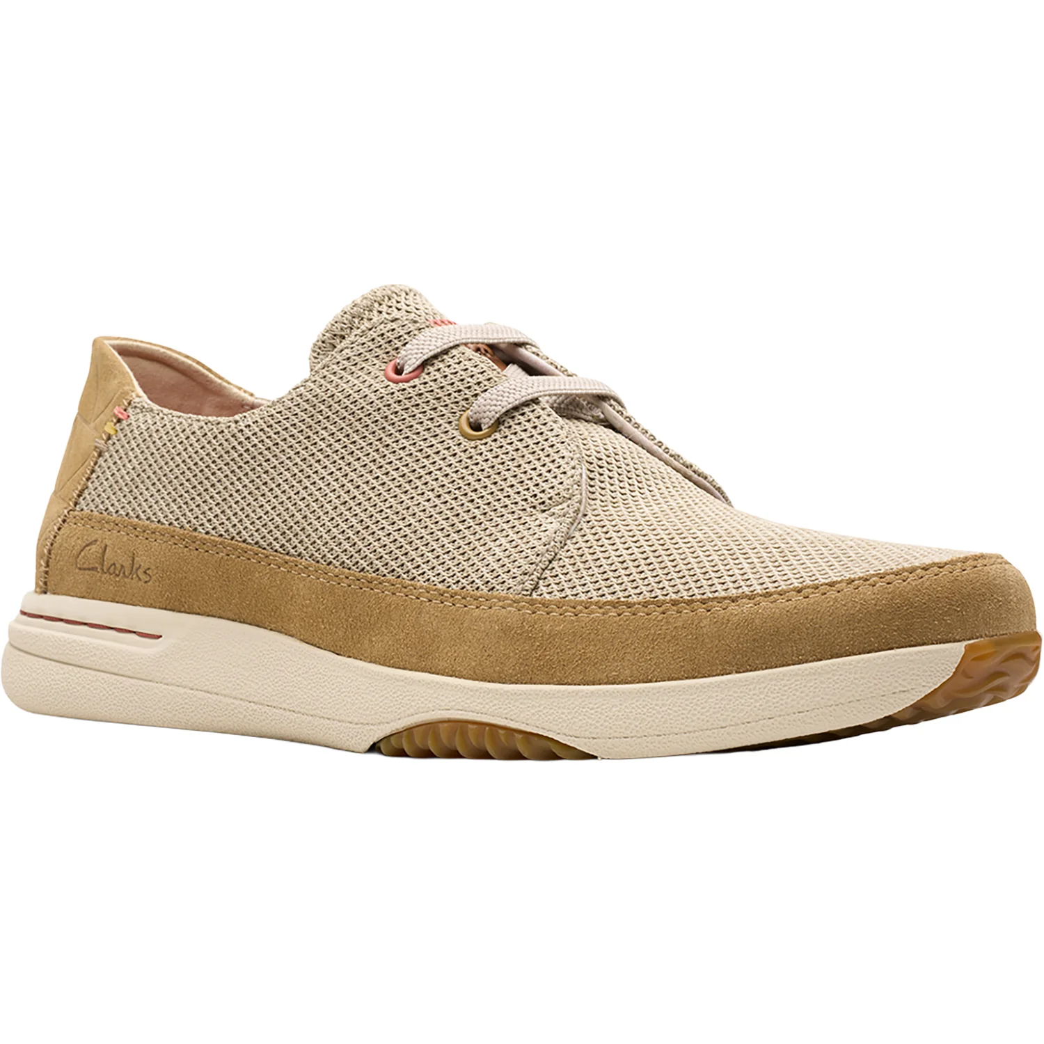 Clarks Easeway Men's Lace Up Shoes Sand Combi - Image 5
