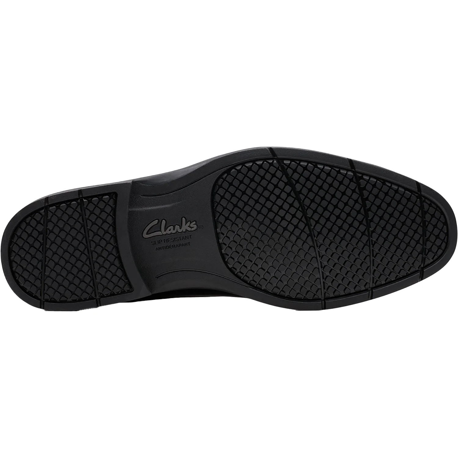 Clarks Eldredge Plain Men's Dress Shoes Black Leather - Image 4