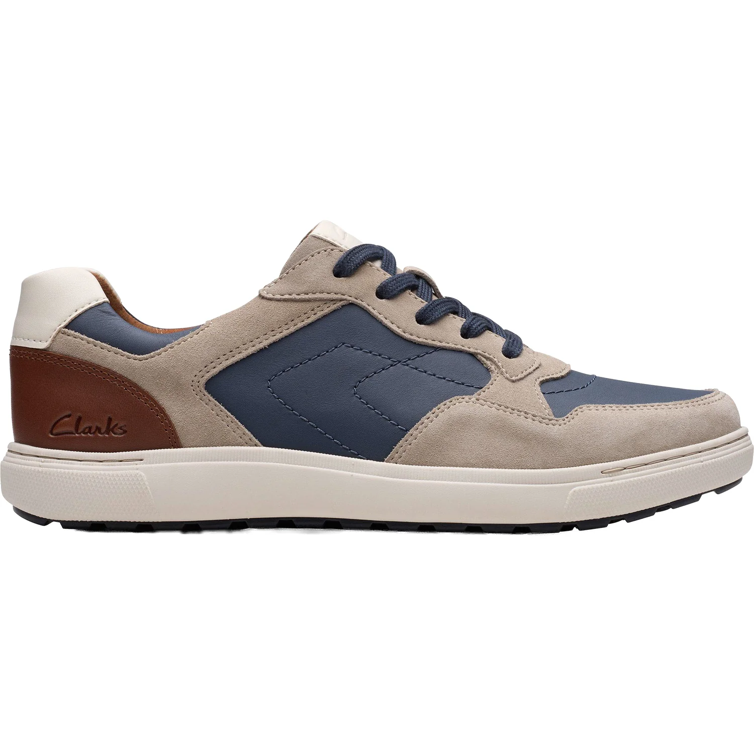 Clarks Mapstone Sport Men's Lace Up Shoes Grey Combi