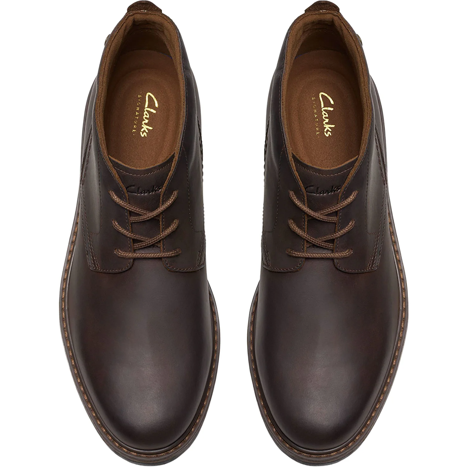 Clarks Newford Mid Men's Boots Beeswax Leather - Image 2