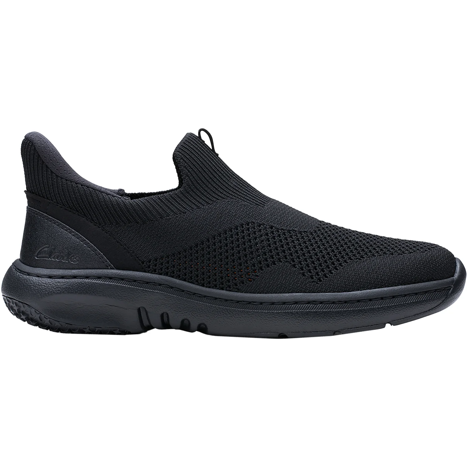Clarks Pro Free Slip Resistant Men's Slip Ons Black/Black