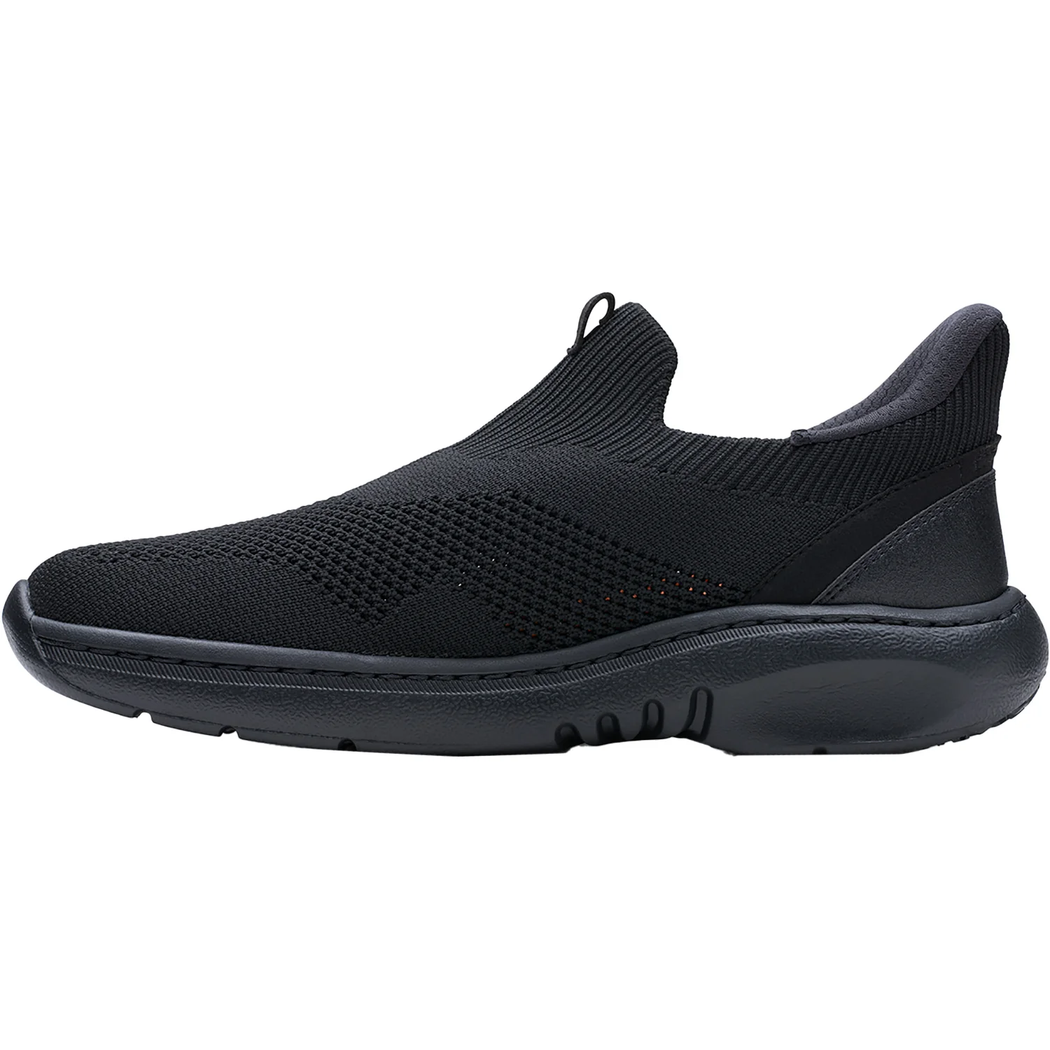 Clarks Pro Free Slip Resistant Men's Slip Ons Black/Black - Image 3
