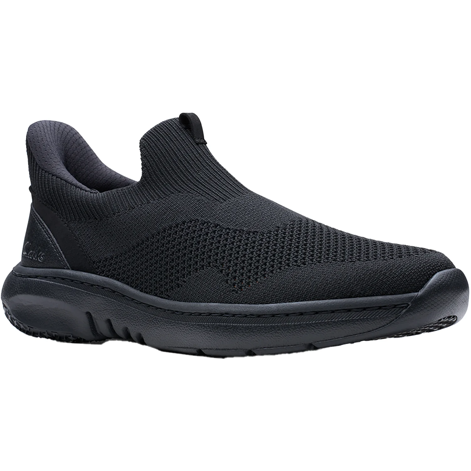 Clarks Pro Free Slip Resistant Men's Slip Ons Black/Black - Image 5
