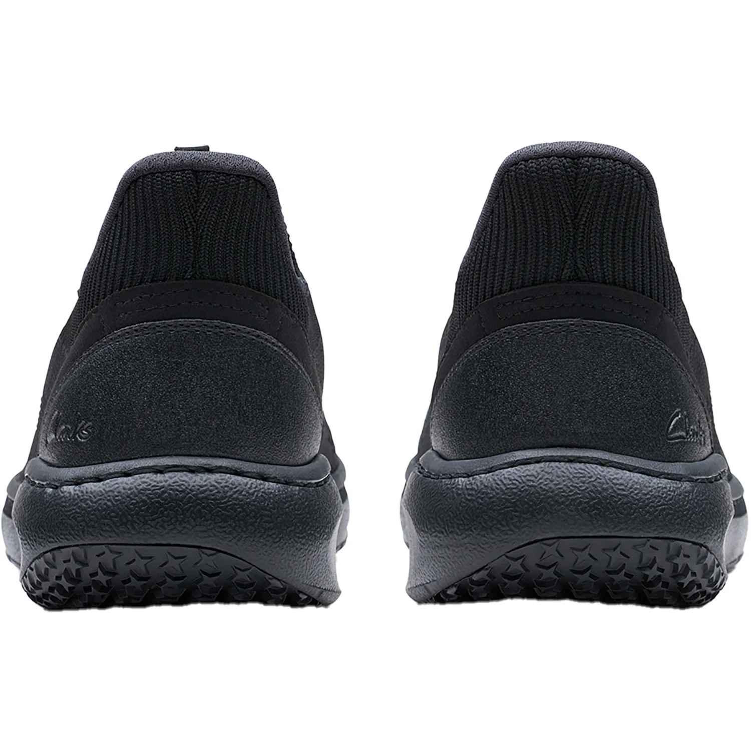 Clarks Pro Free Slip Resistant Men's Slip Ons Black/Black - Image 7