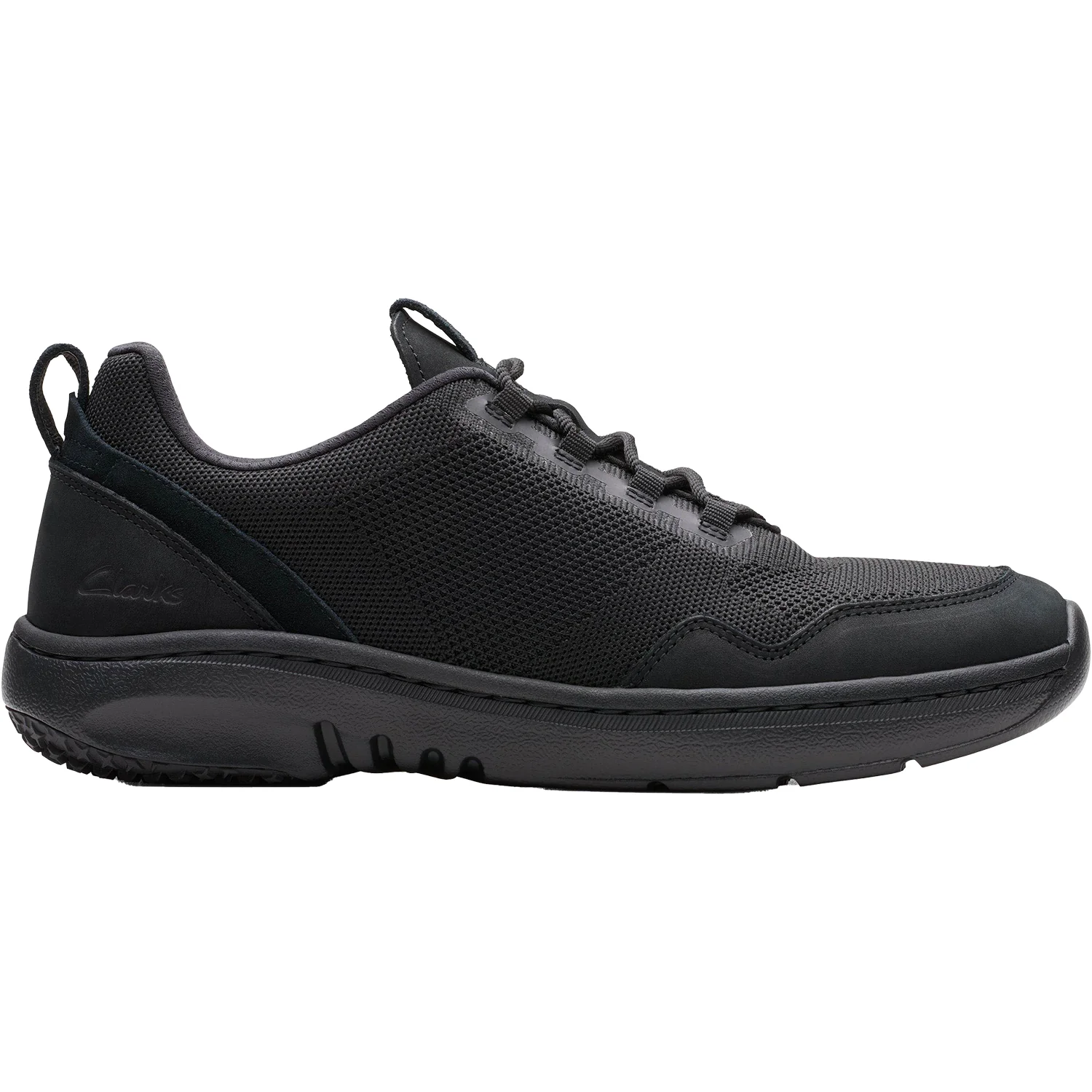 Clarks Pro Knit SR Men's SR Shoes Black Mesh