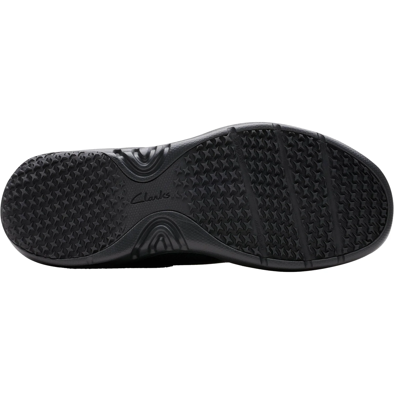 Clarks Pro Knit SR Men's SR Shoes Black Mesh - Image 4