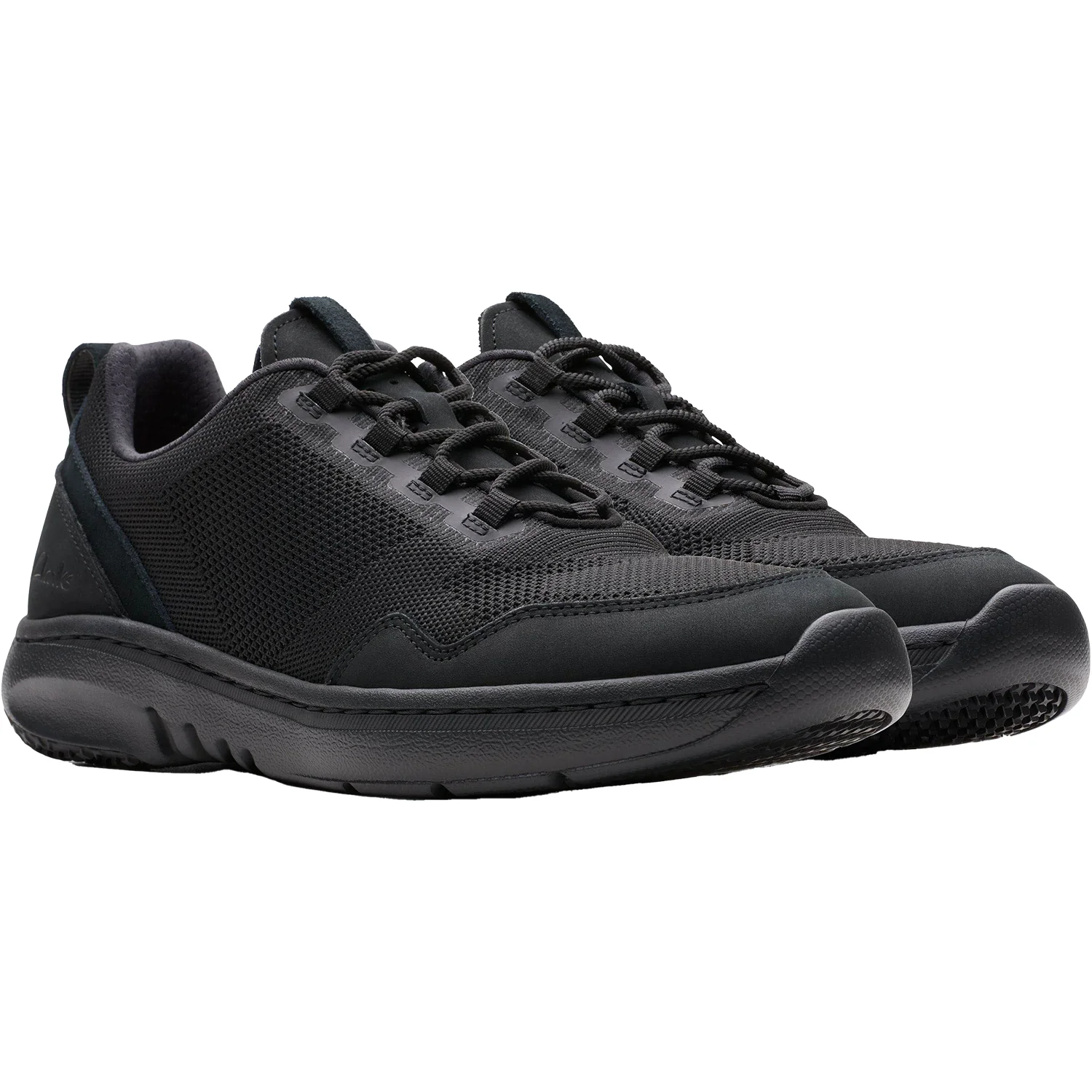 Clarks Pro Knit SR Men's SR Shoes Black Mesh - Image 5