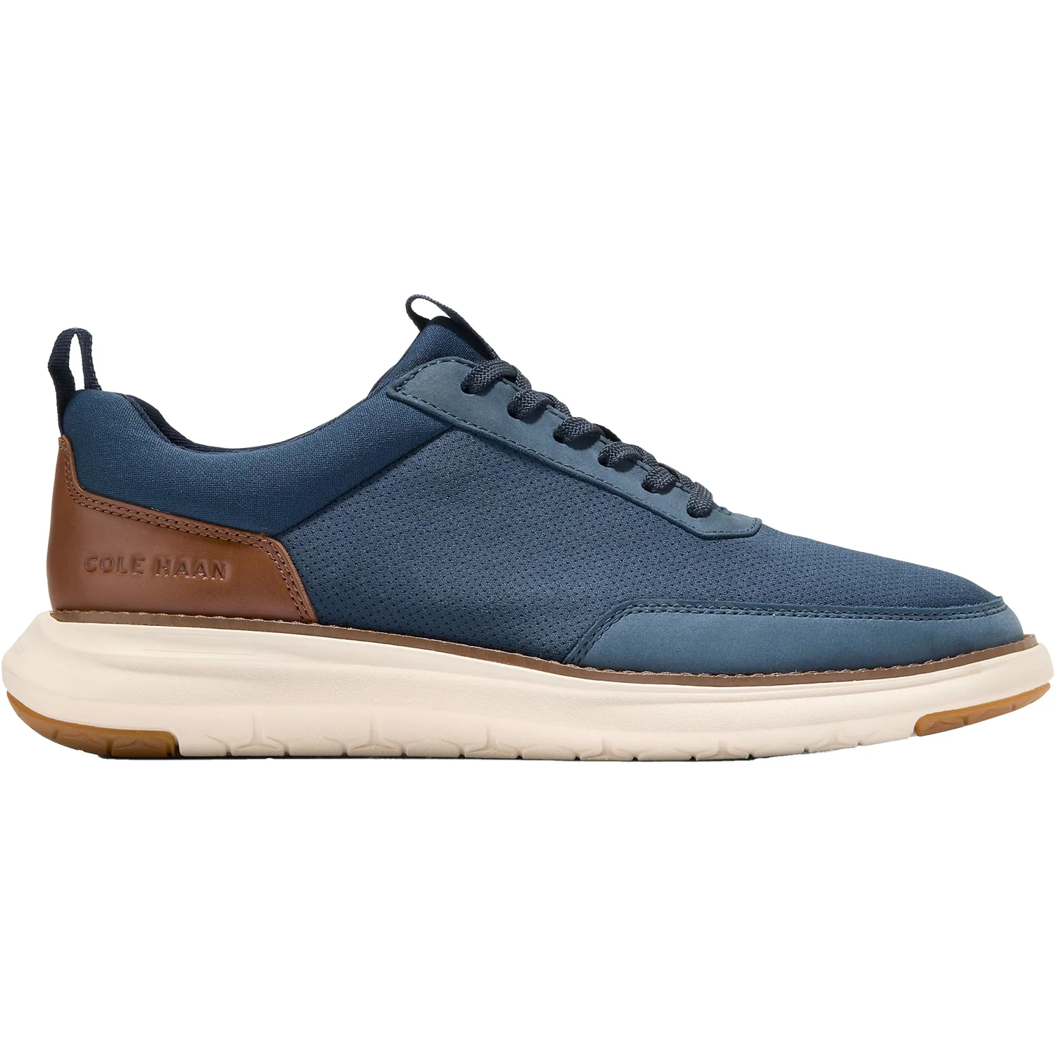 Cole Haan Grand Remix Men's Causal Sneakers Navy/British Tan Leather